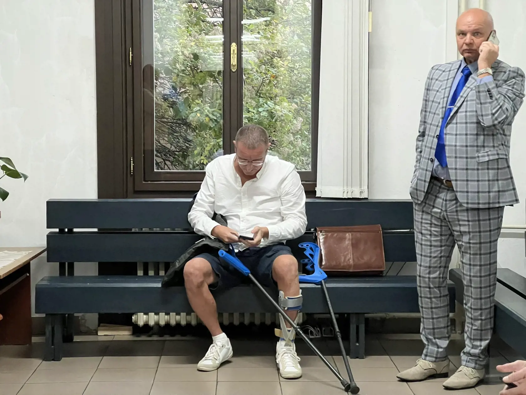 Pojednávanie s podnikateľom z Revúcej Mariánom Výborným na Špecializovanom trestnom súde v Banskej Bystrici 11.10.2023.
