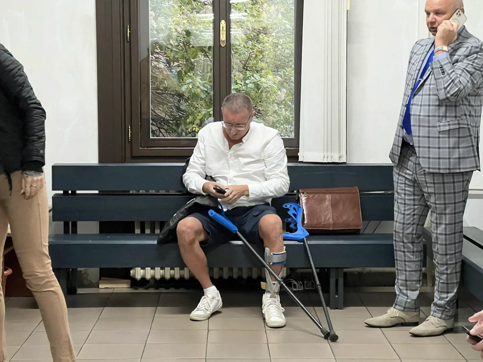 Pojednávanie s podnikateľom z Revúcej Mariánom Výborným na Špecializovanom trestnom súde v Banskej Bystrici 11.10.2023.