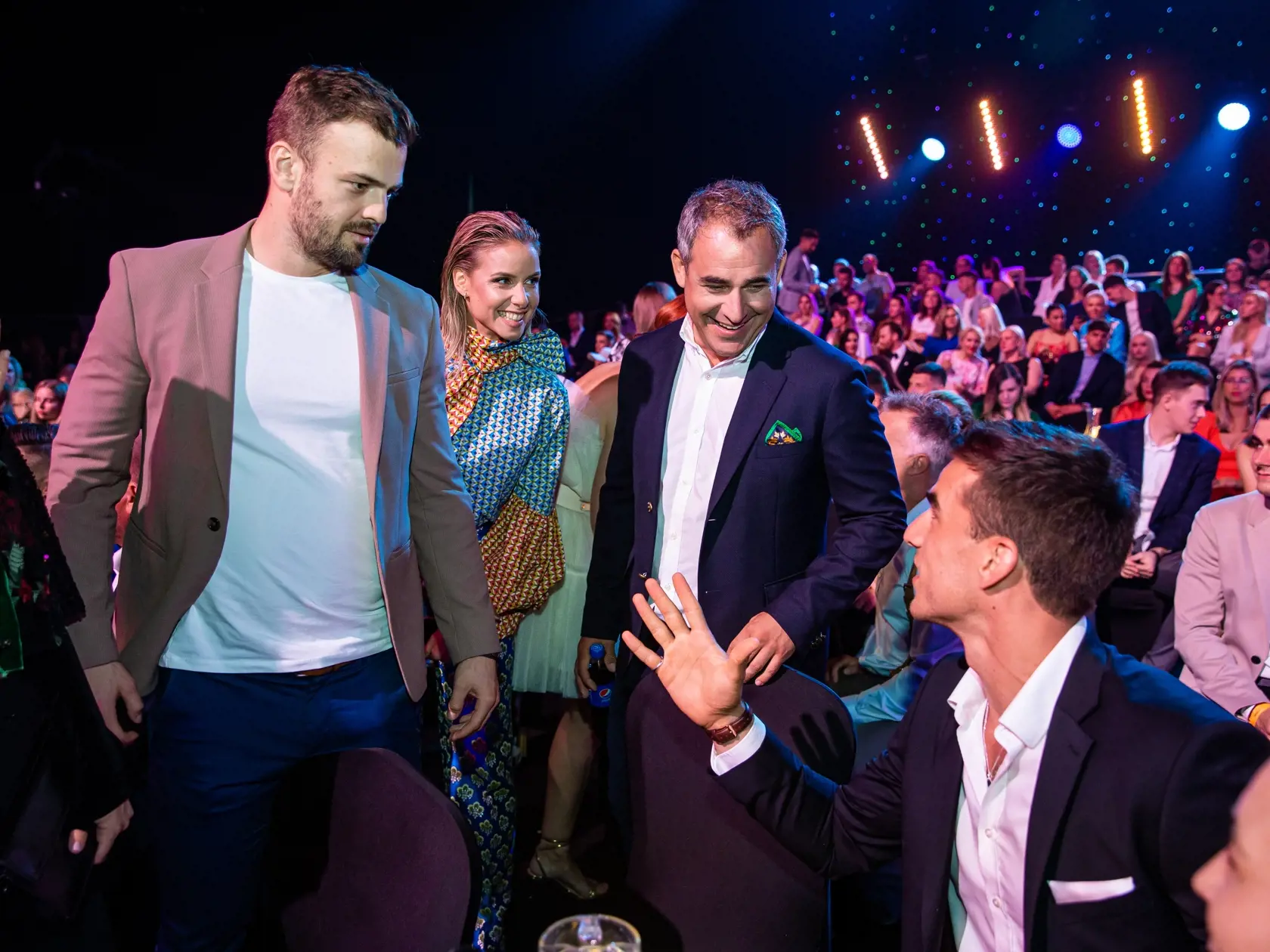 Galavečer Social Awards Slovakia "SOWA" v Bratislave. Na snímke Nela Pocisková a Filip Tůma.
