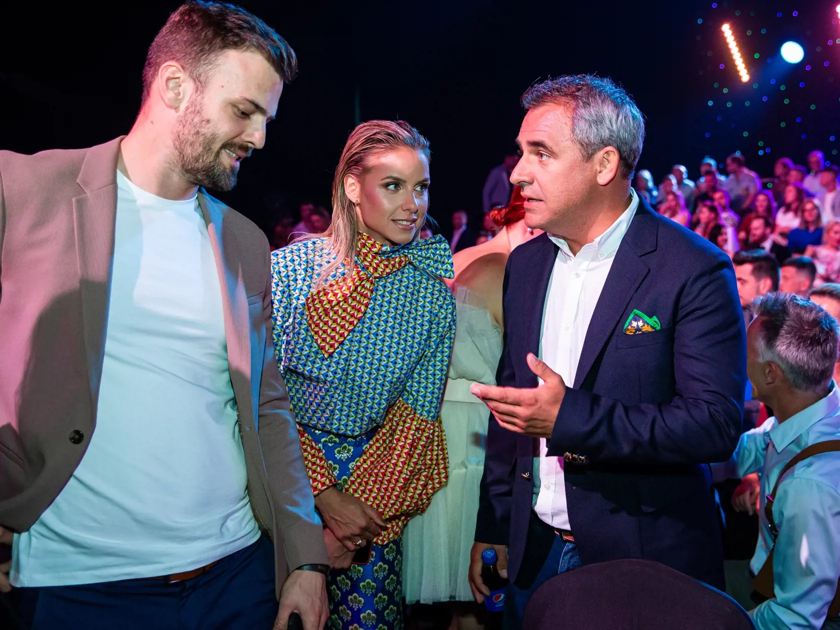 Galavečer Social Awards Slovakia "SOWA" v Bratislave. Na snímke Nela Pocisková a Filip Tůma.