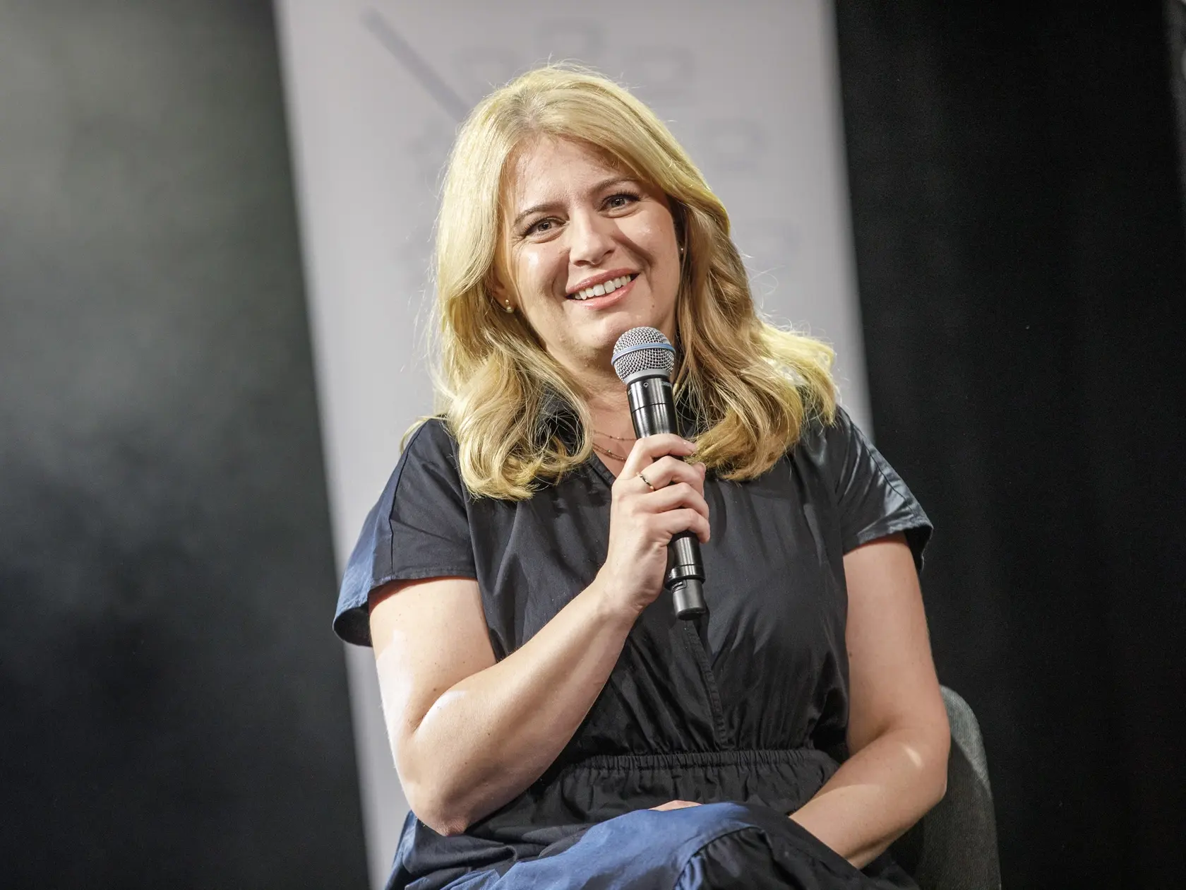Zuzana Čaputová počas diskusie v Európa stage na festivale Pohoda.