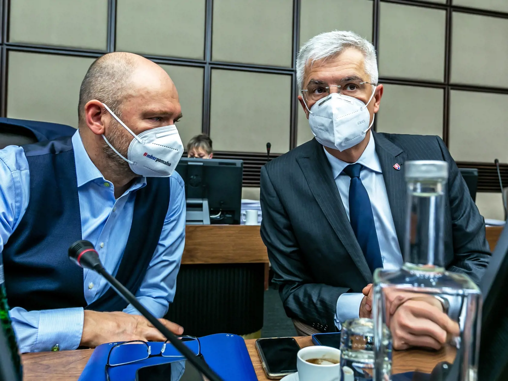 Na snímke je 2. zasadanie vlády pod vedením premiéra Eduarda Hegera. 