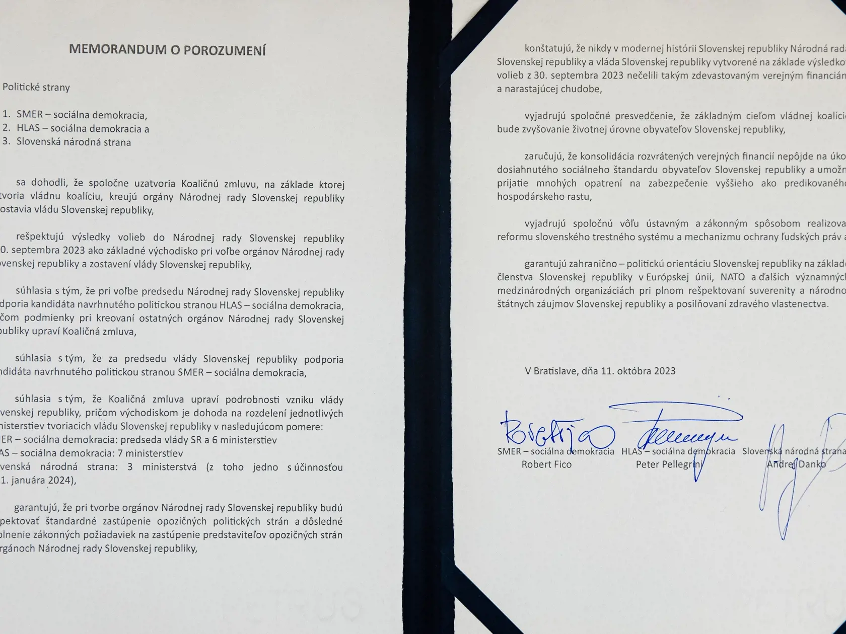Znenie memoranda.