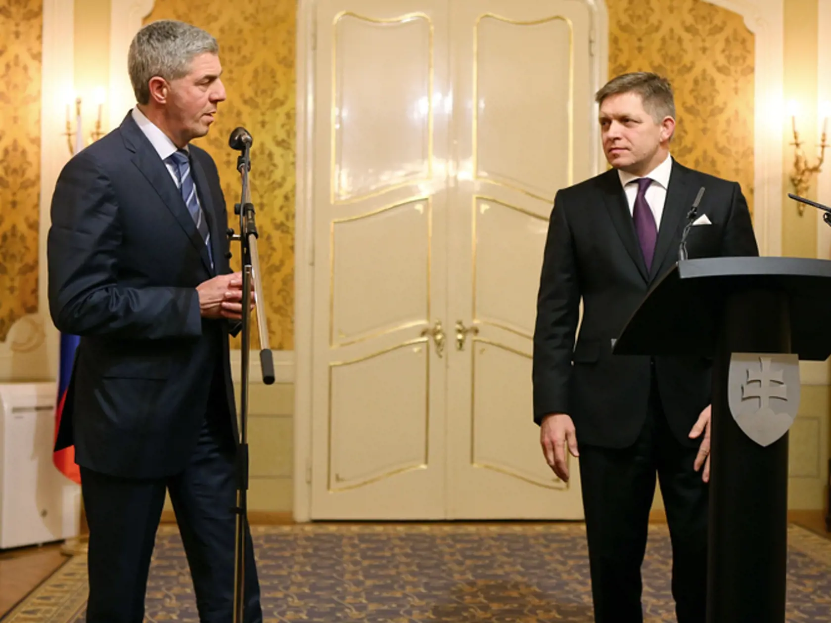 Robert Fico sa stretol s Bélom Bugárom
