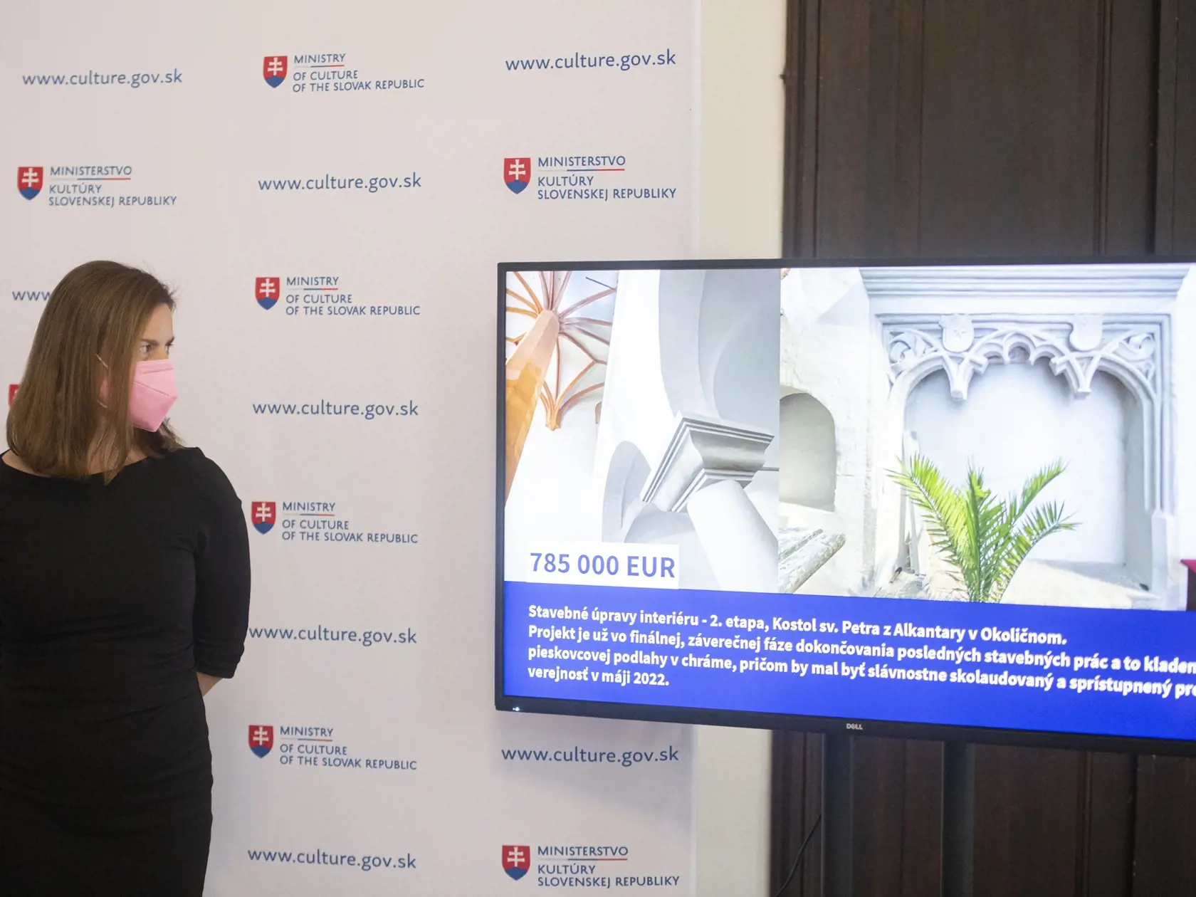 Na snímke ministerka kultúry SR Natália Milanová (OĽaNO)