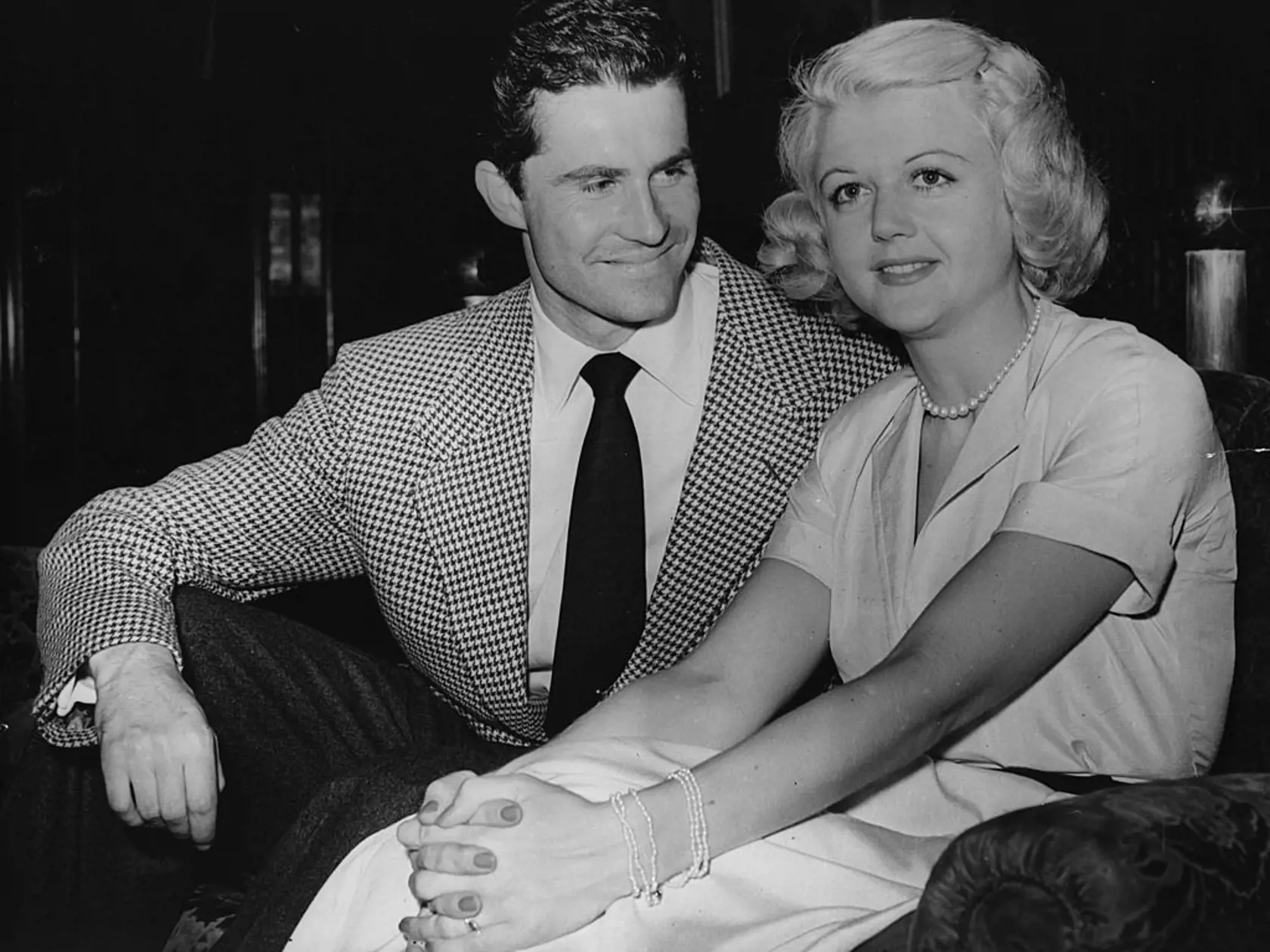 Herečka Angela Lansbury s manželom.