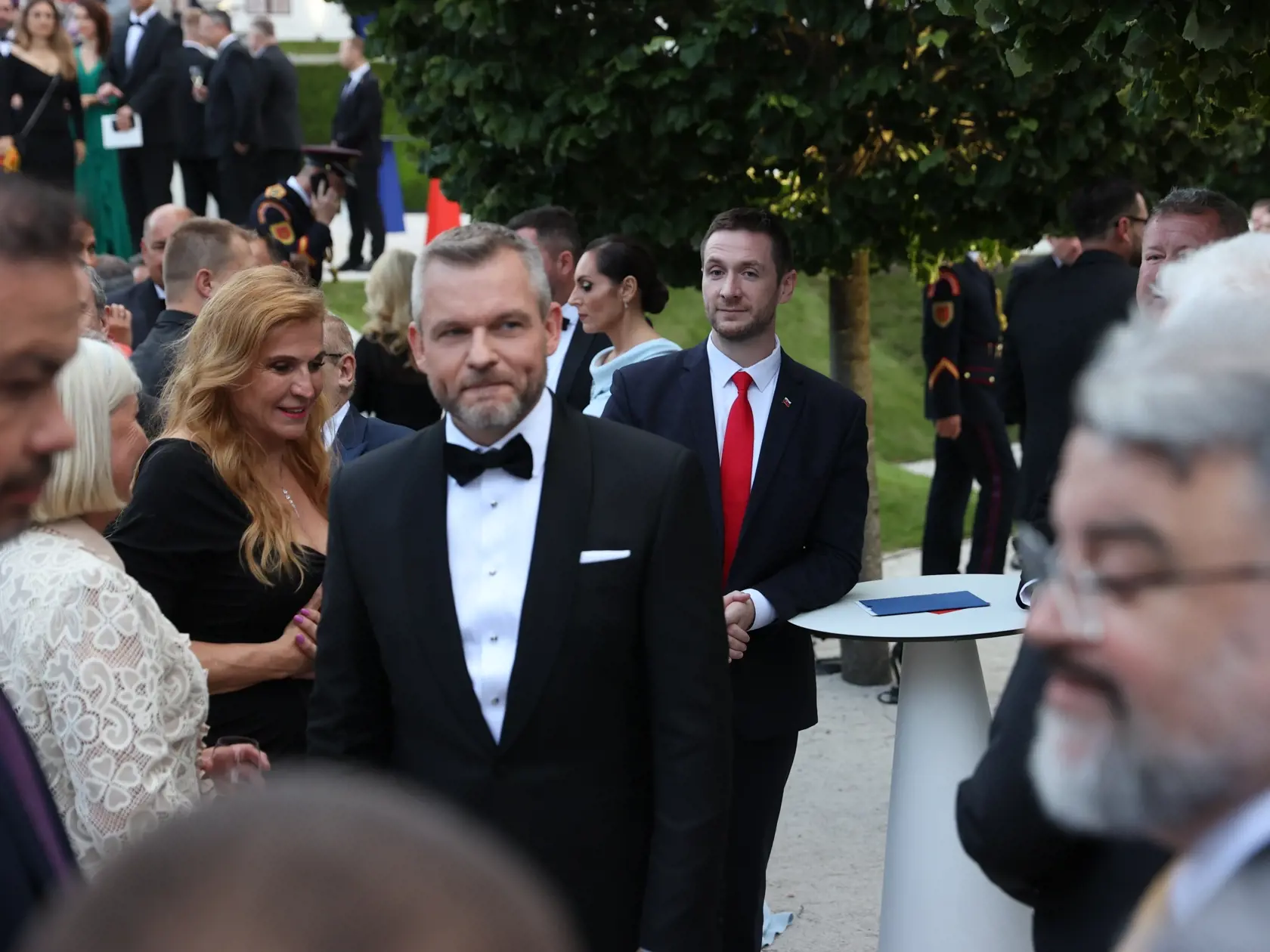 Slávnostná recepcia prezidenta SR Petra Pellegriniho na Bratislavskom hrade.