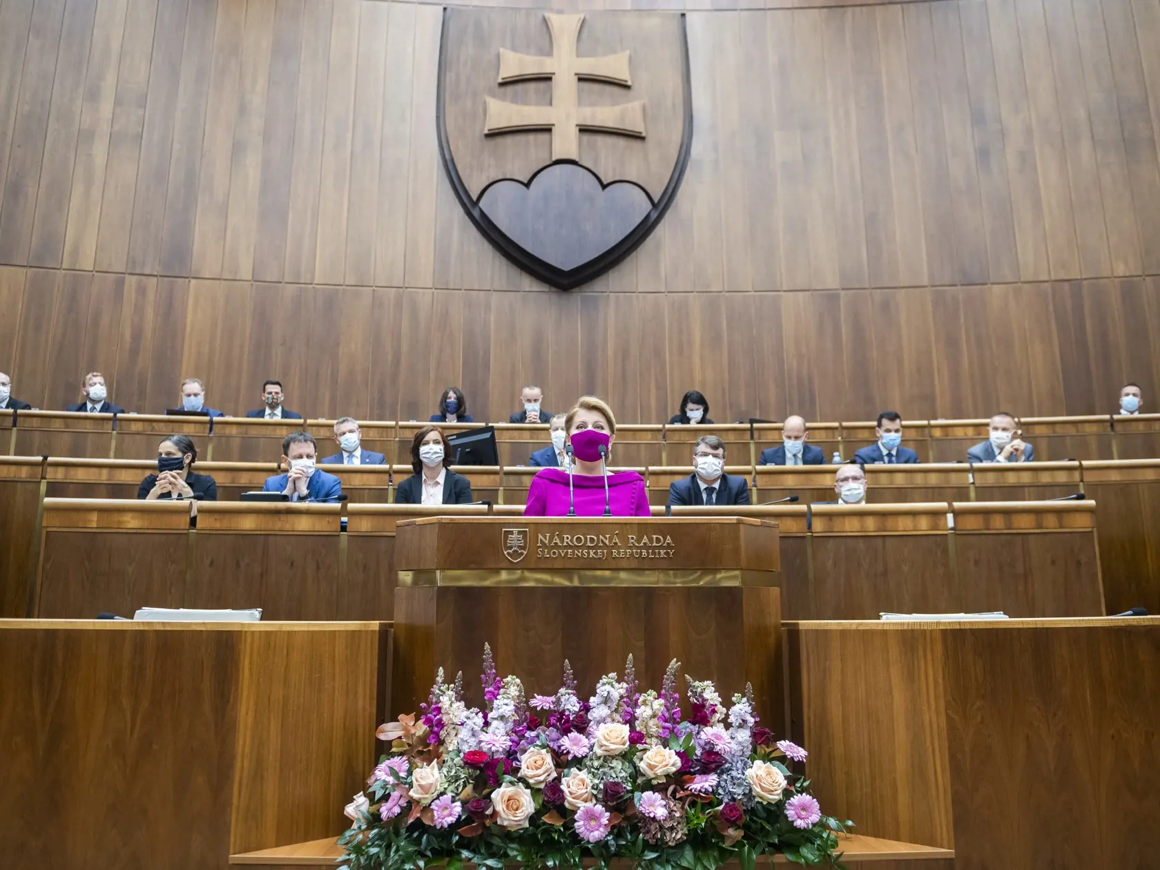 Zuzana Čaputová - prezidentka Slovenskej republiky - prejav v Národnej rade SR