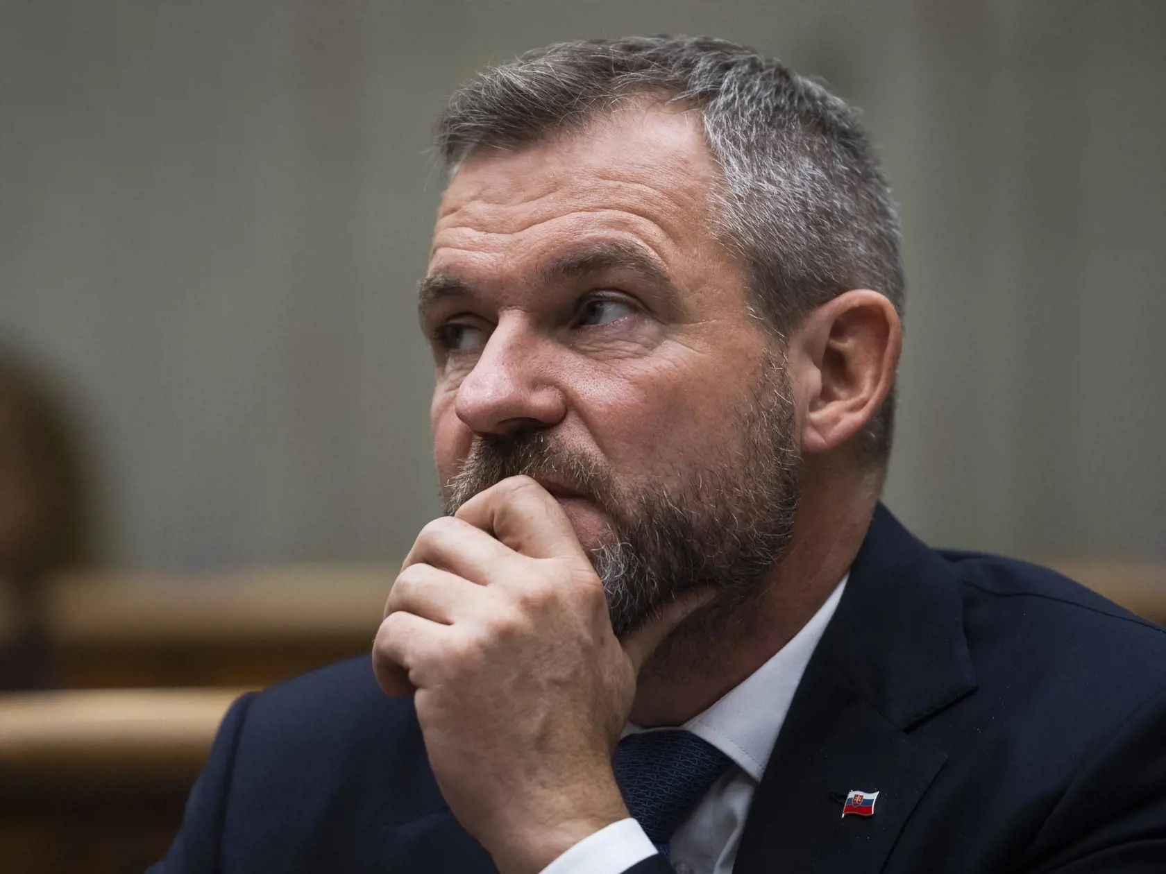 Na snímke poslanec Národnej rady (NR) SR Peter Pellegrini (Hlas-SD) počas rokovania na 72. schôdzi parlamentu v Bratislave 27. septembra 2022.