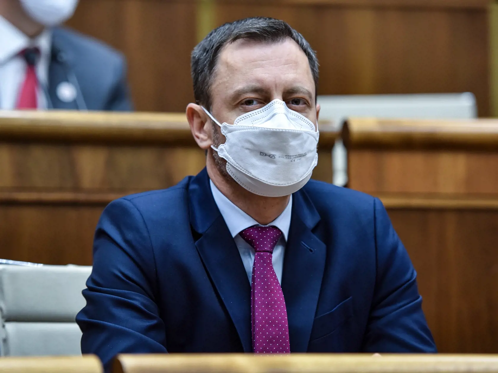 Na snímke je predseda vlády SR Eduard Heger.