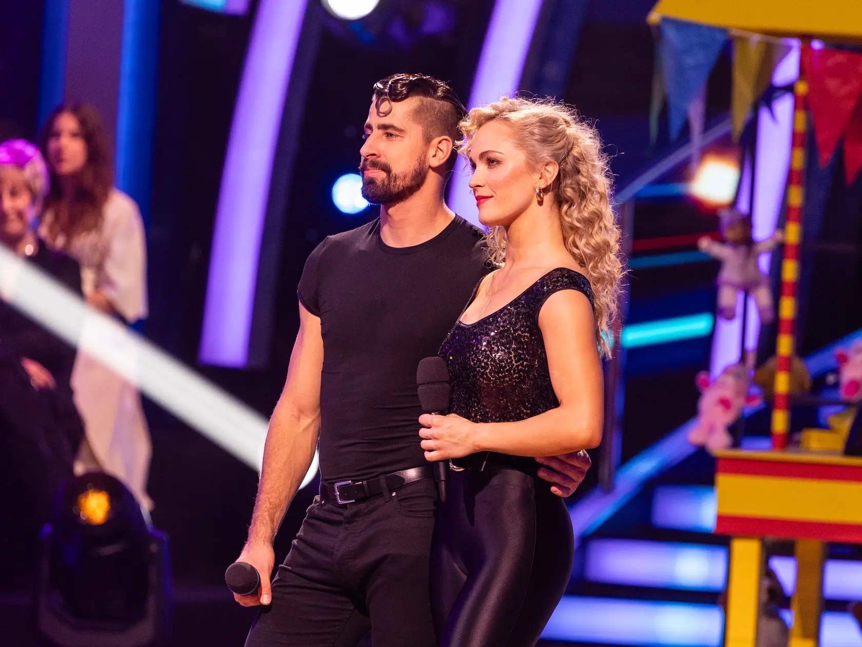 Na snímke Peter Sagan a Eliška Lenčešová v šiestom kole Let's dance 2025. 