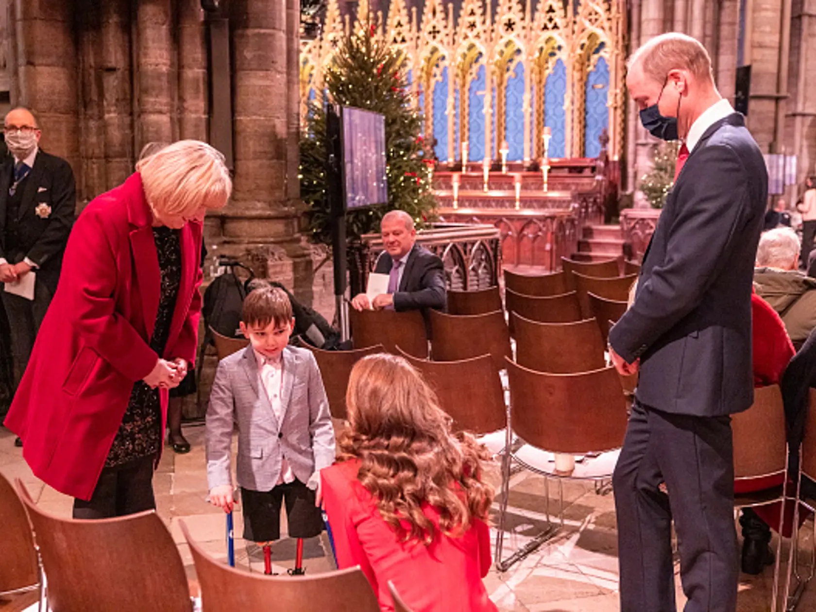 Kate na ich počesť usporiadala podujatie Together At Christmas v Londýne , ktoré oslavuje neuveriteľnú prácu hrdinov pandémie vrátane charitatívnych pracovníkov, učiteľov a dobrovoľníkov.