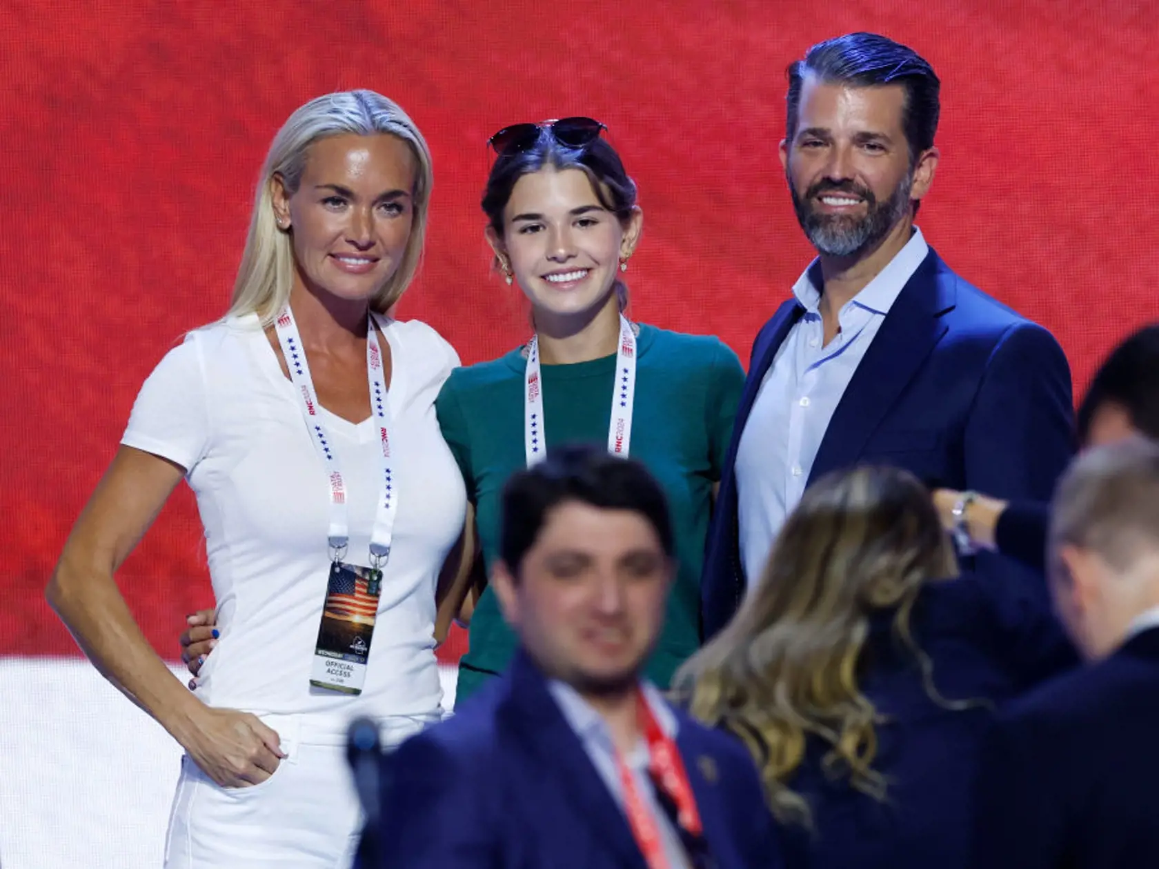 Kai s rodičmi Donaldtom Trumpom mladším a bývalou modelkou Vanessou.