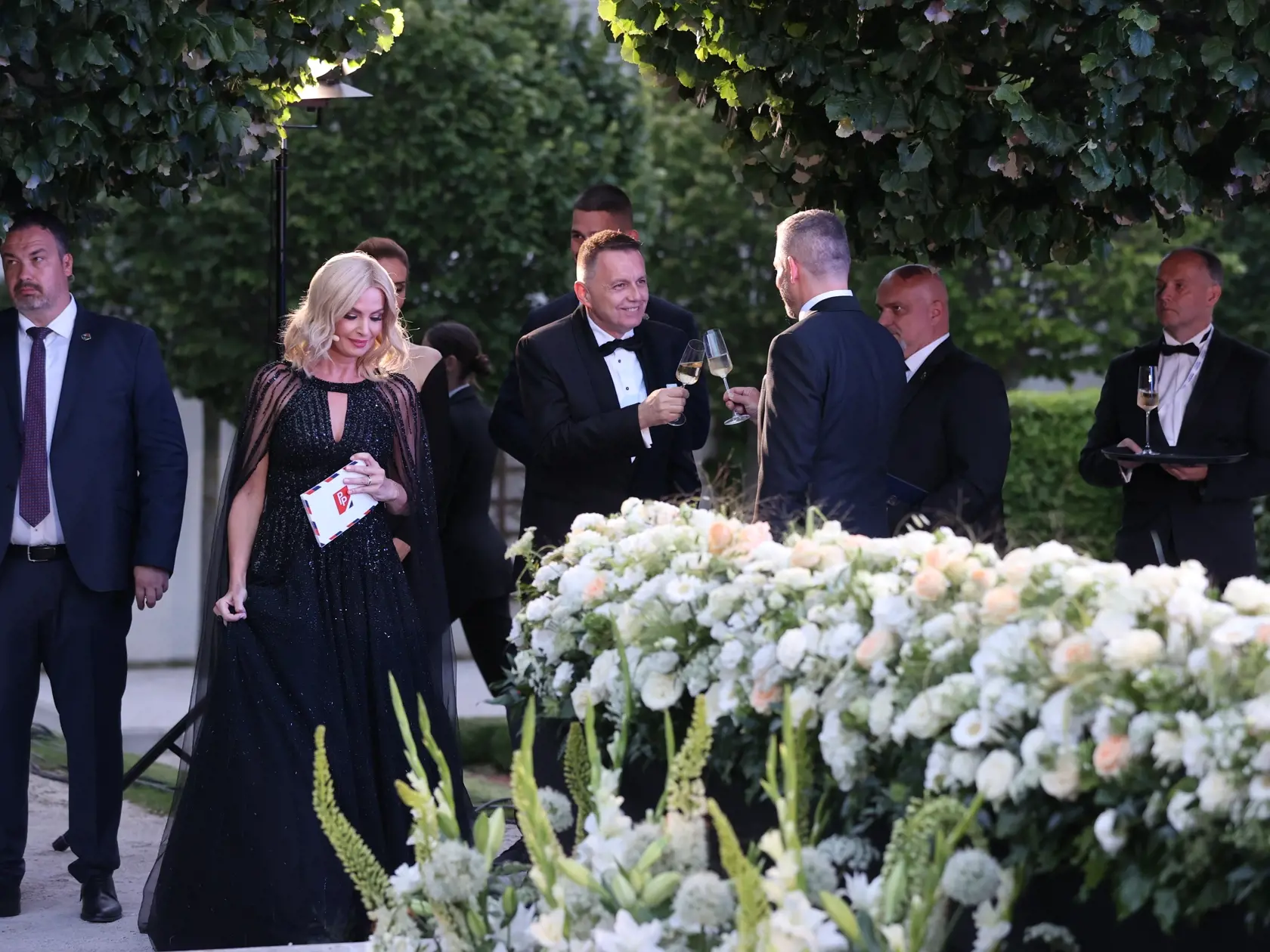 Slávnostná recepcia prezidenta SR Petra Pellegriniho na Bratislavskom hrade.