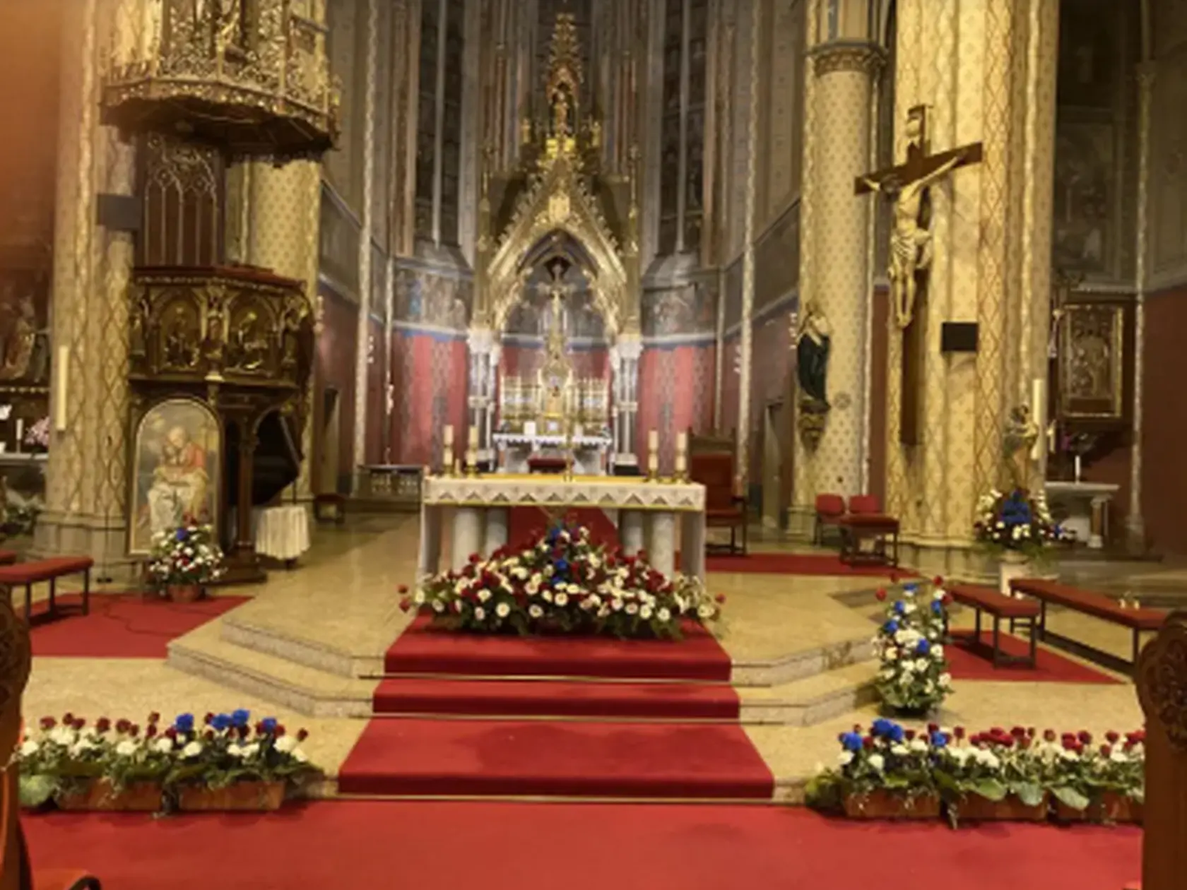 Bazilika sv. Ludmily na Námestí Mieru v pražských Vinohradoch.