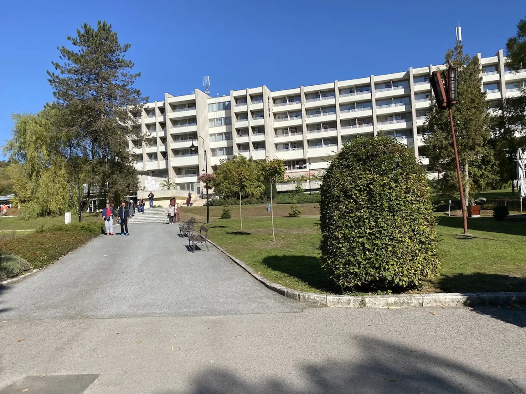 Hotel Ozón v Bardejovských kúpeľoch.