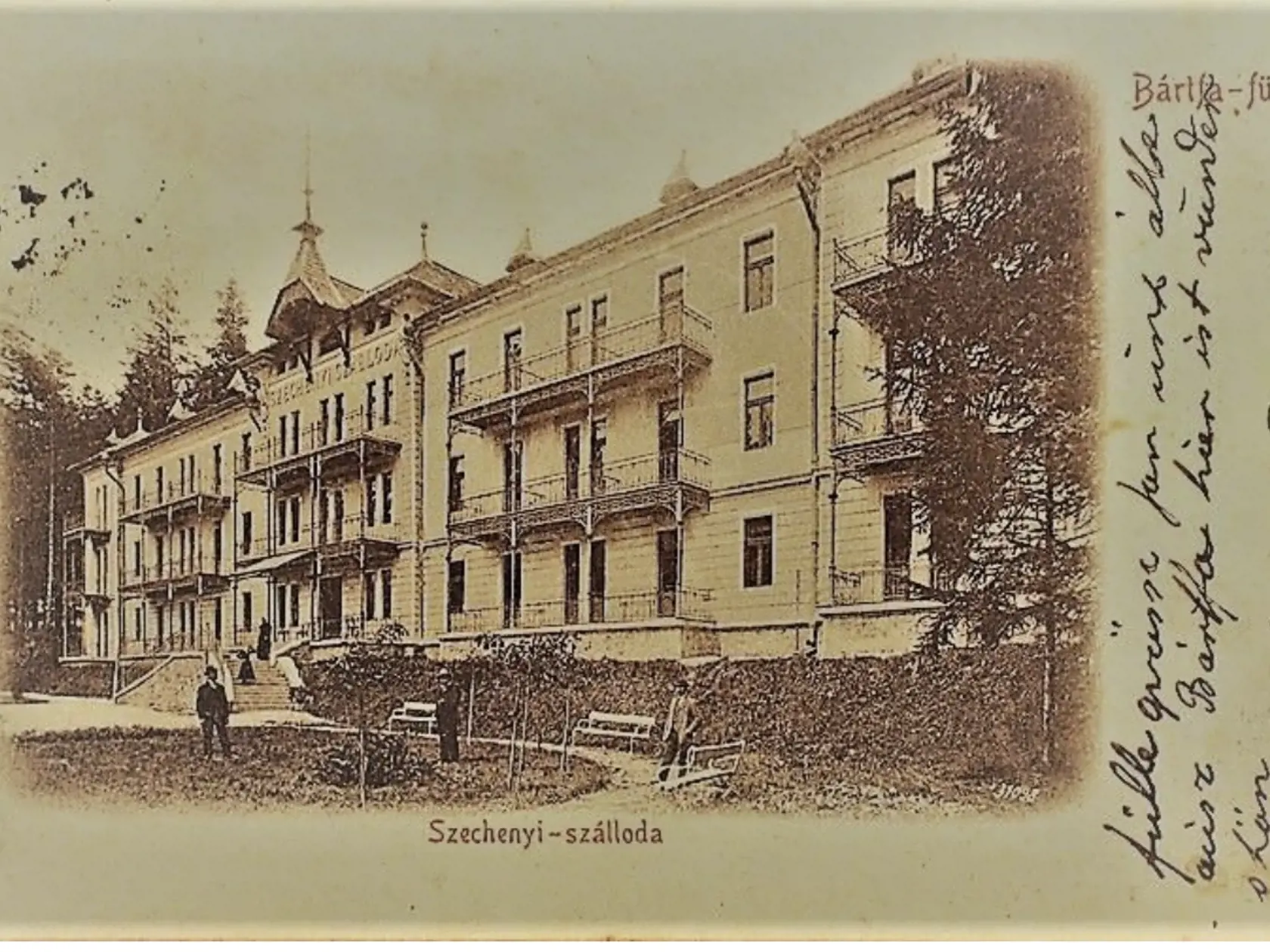 Dobová fotografia Hotel Széchenyi.