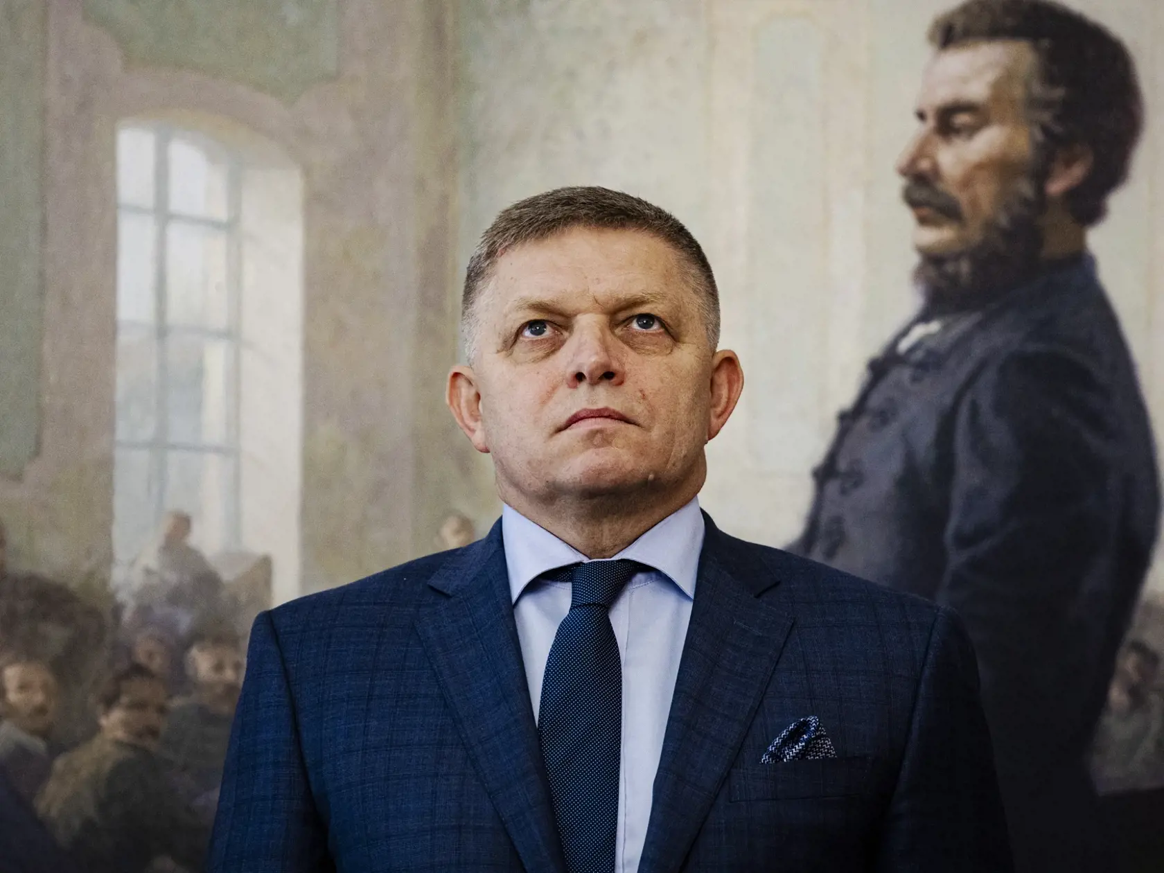 Robert Fico, Peter Pellegrini a Andrej Danko podpísali v historickej budove Národnej rady Slovenskej republiky Memorandum o porozumení, ktoré je základom pre vytvorenie budúcej koalície.