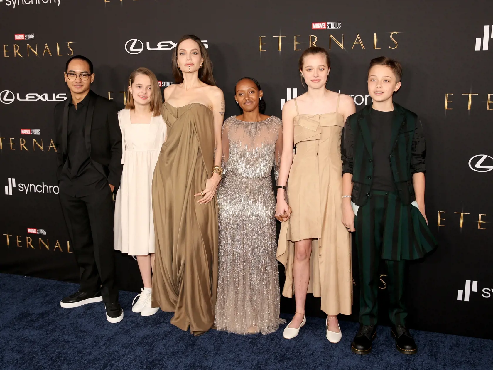 Angelina Jolie na premiére filmu v Los Angeles.