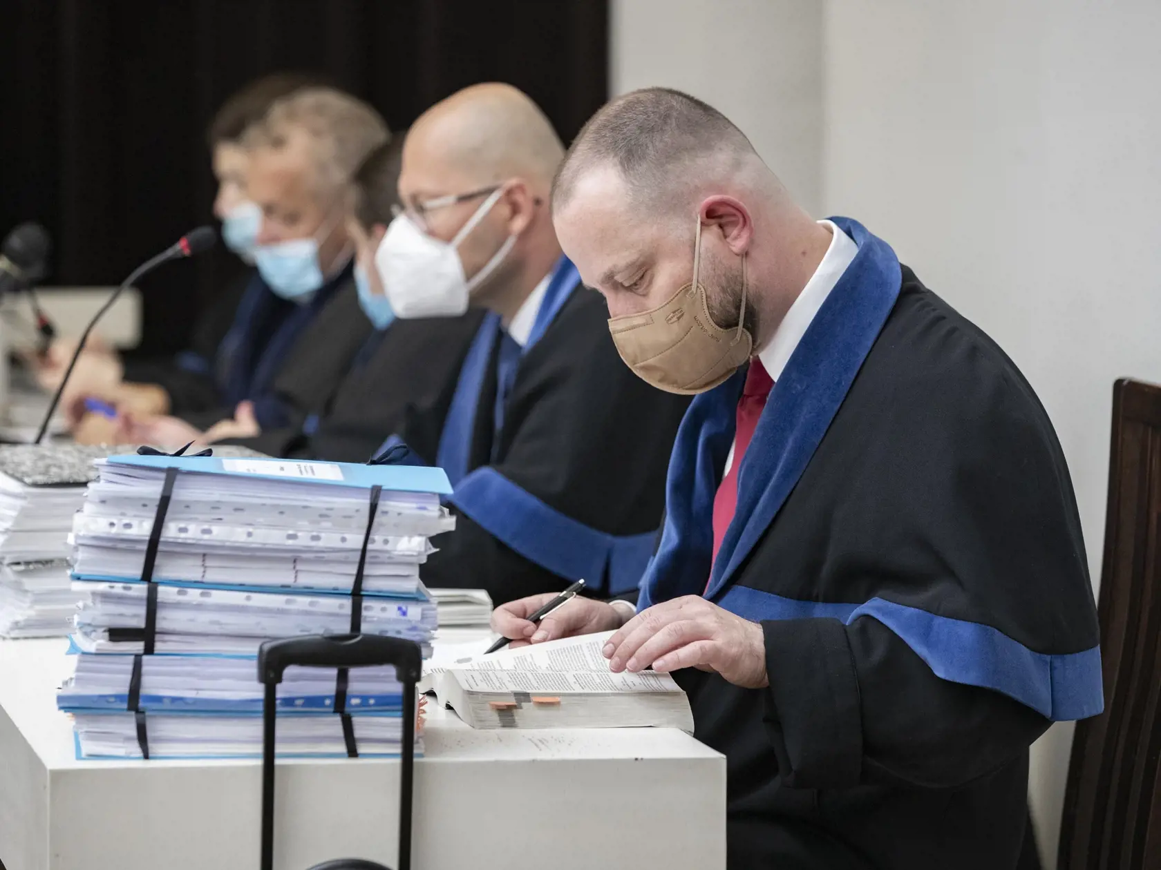 Verejné zasadnutie Najvyššieho súdu SR vo veci odvolania voči rozsudku v prípade vraždy investigatívneho novinára Jána Kuciaka a jeho snúbenice Martiny Kušnírovej. Na snímke je Marek Para, obhájca obžalovaného Mariána Kočnera.