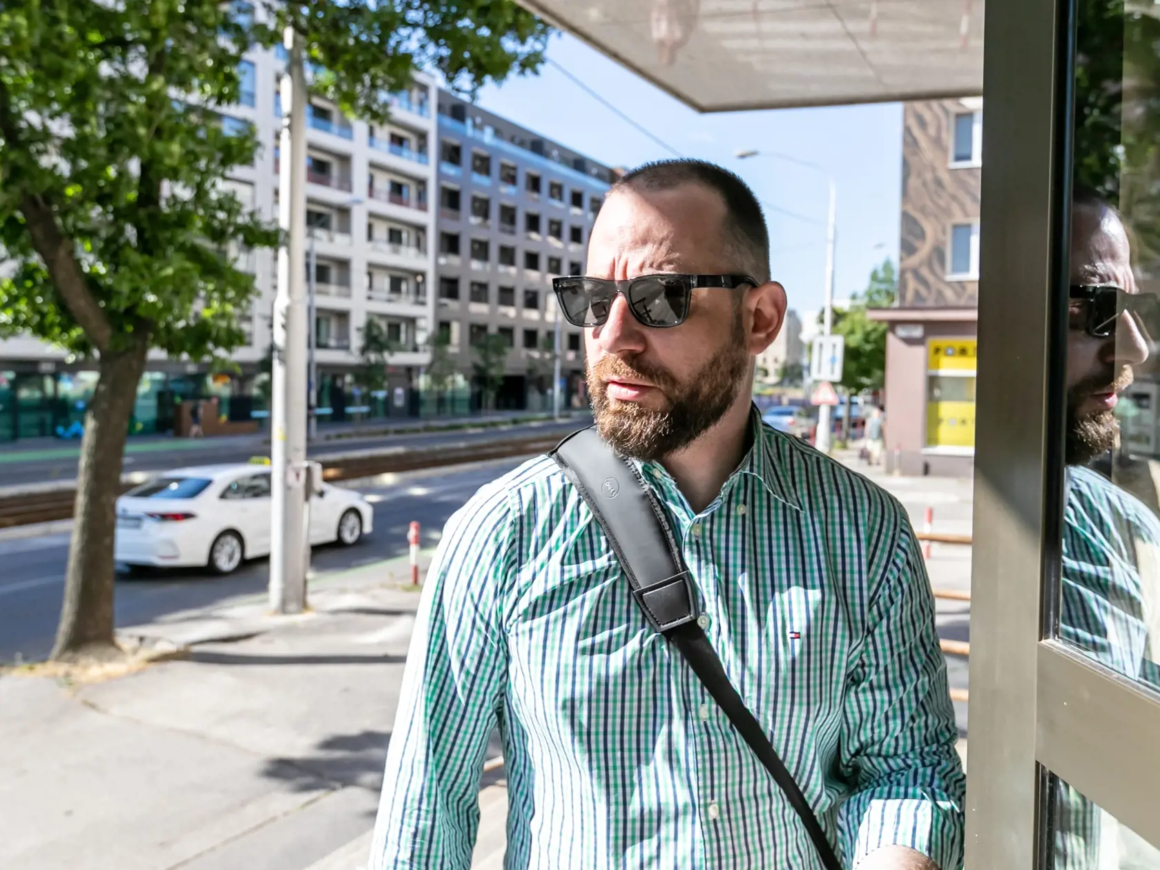 Na snímke je Kočnerov obhajca Marek Para ako prichádza na Prezídium Policajného zboru. 