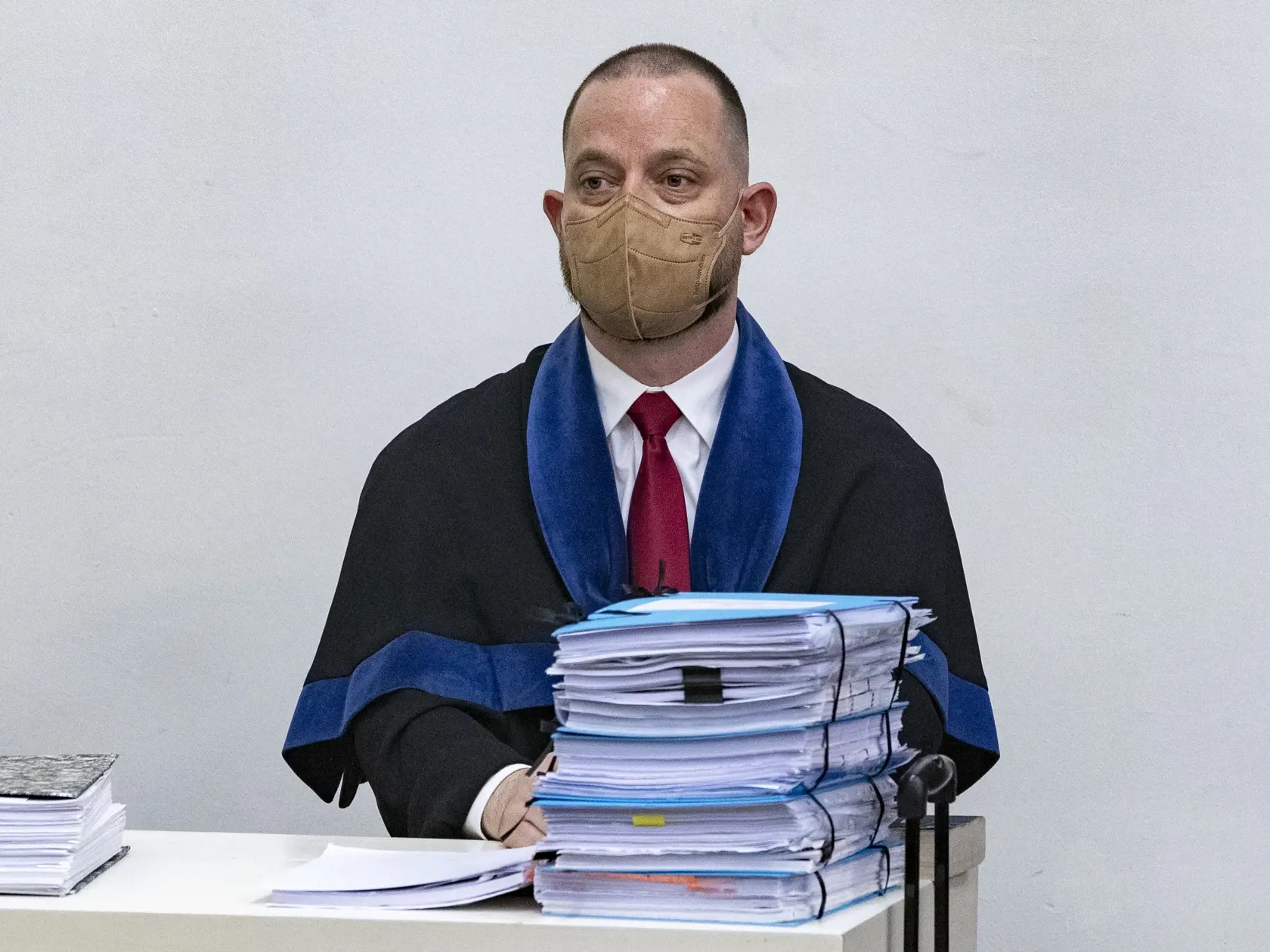 Verejné zasadnutie Najvyššieho súdu SR vo veci odvolania voči rozsudku v prípade vraždy investigatívneho novinára Jána Kuciaka a jeho snúbenice Martiny Kušnírovej. Na snímke je advokát Marek Para, obhájca Mariána Kočnera.
