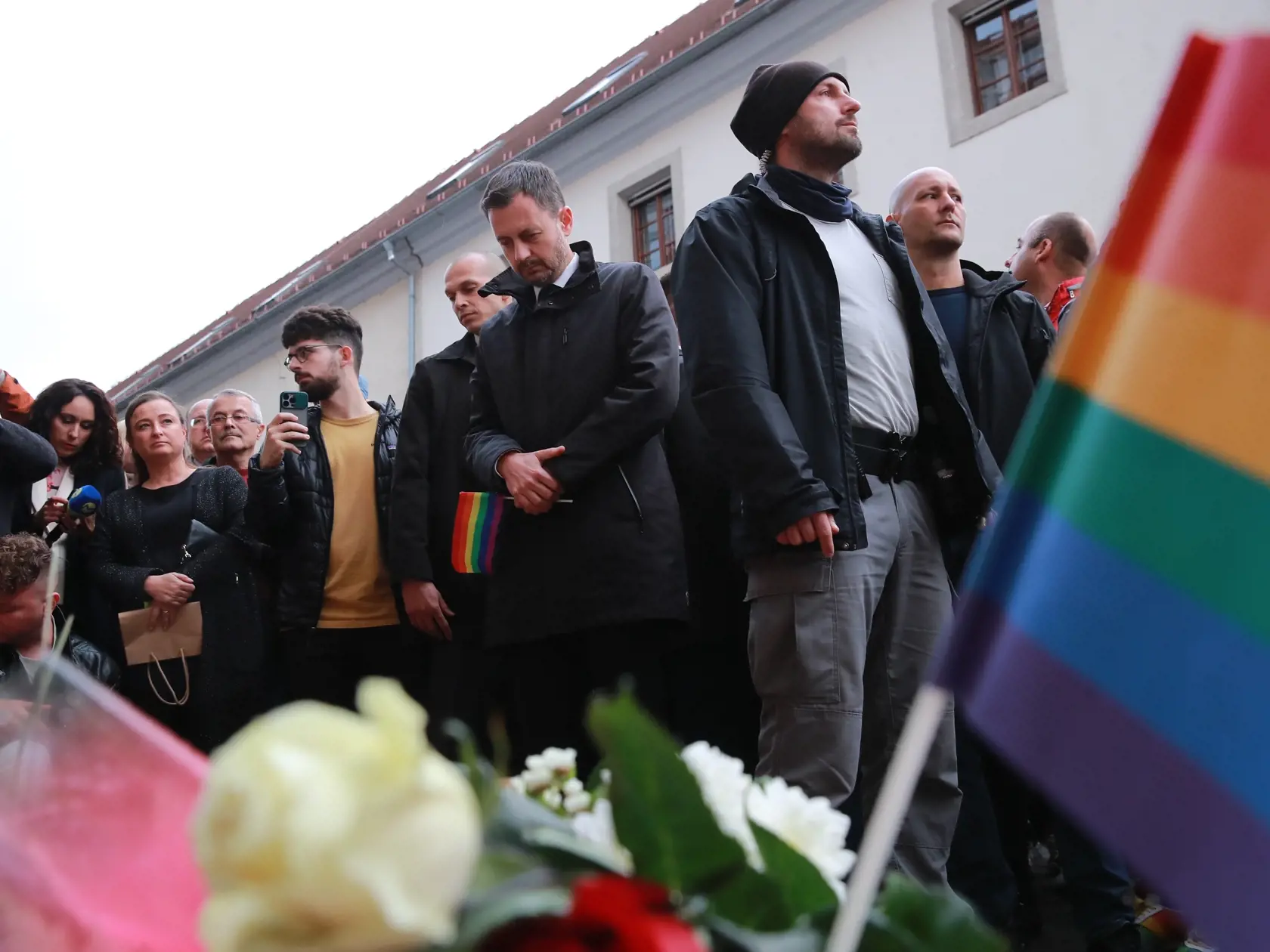 Na pochod prišli aj mnohí politici, napríklad premiér Heger.