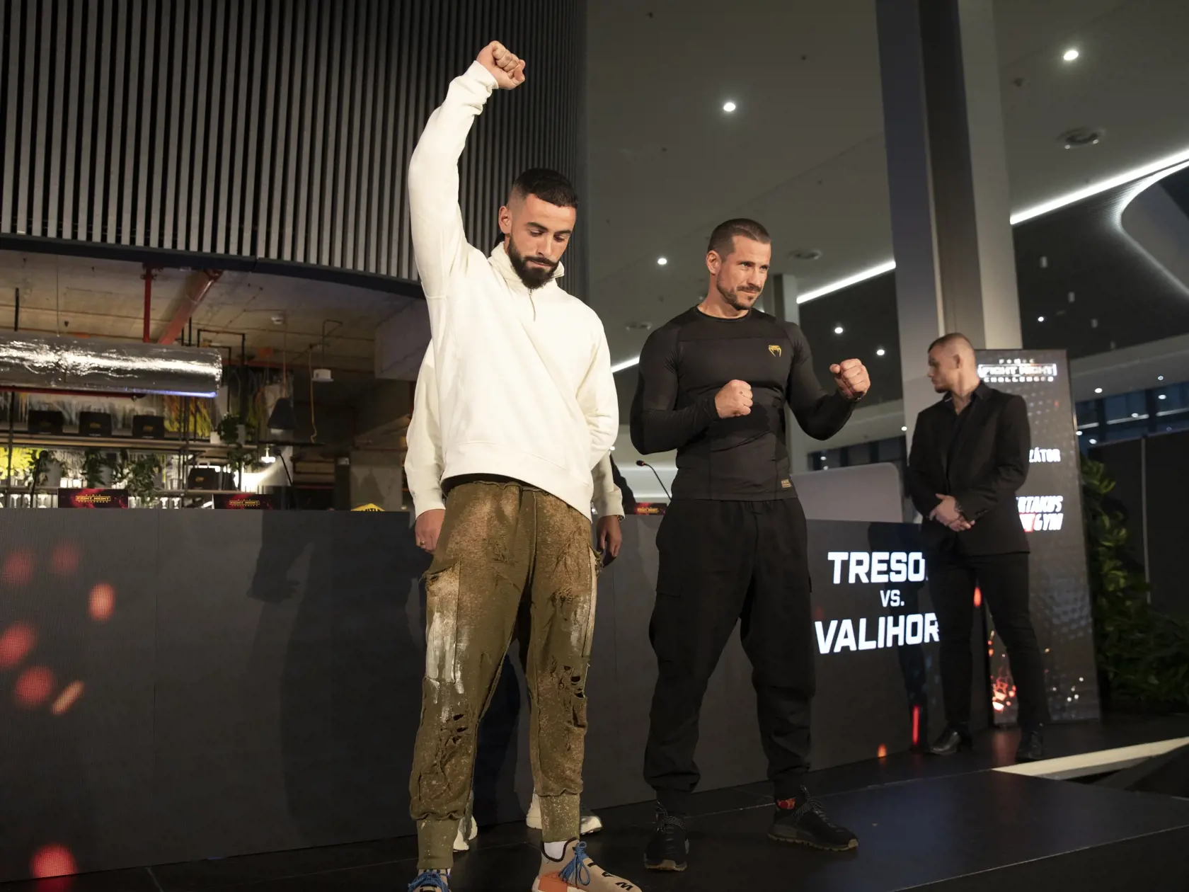 Martin Valihora na tlačovej konferencii k decembrovému Fight Night Challenge.