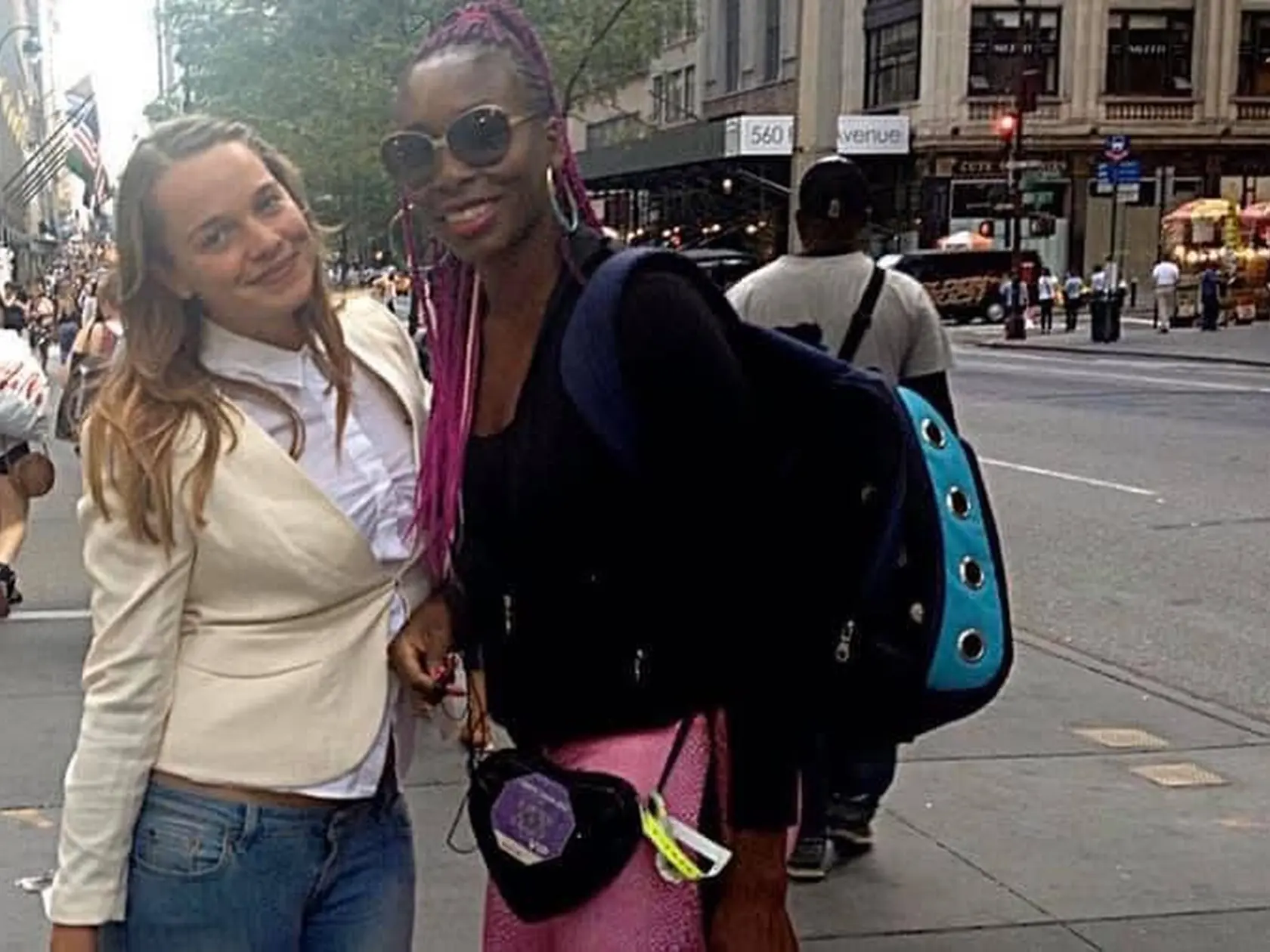 Romana Tabaková sa v uliciach New Yorku stretla aj s hviezdnou Venus Williamsovou.