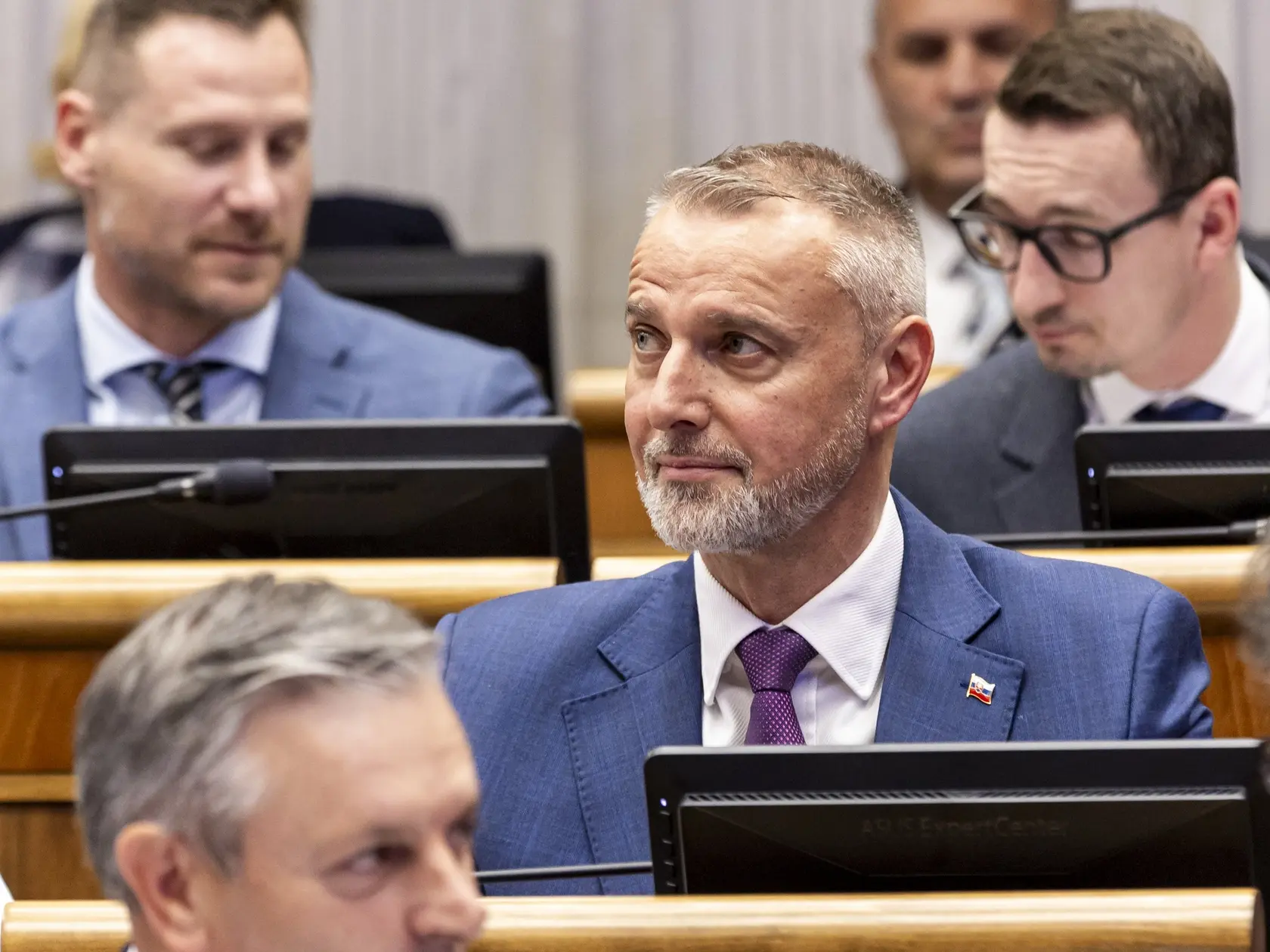 Tajná voľba Richarda Rašiho (Hlas) za predsedu NR SR. 
 
