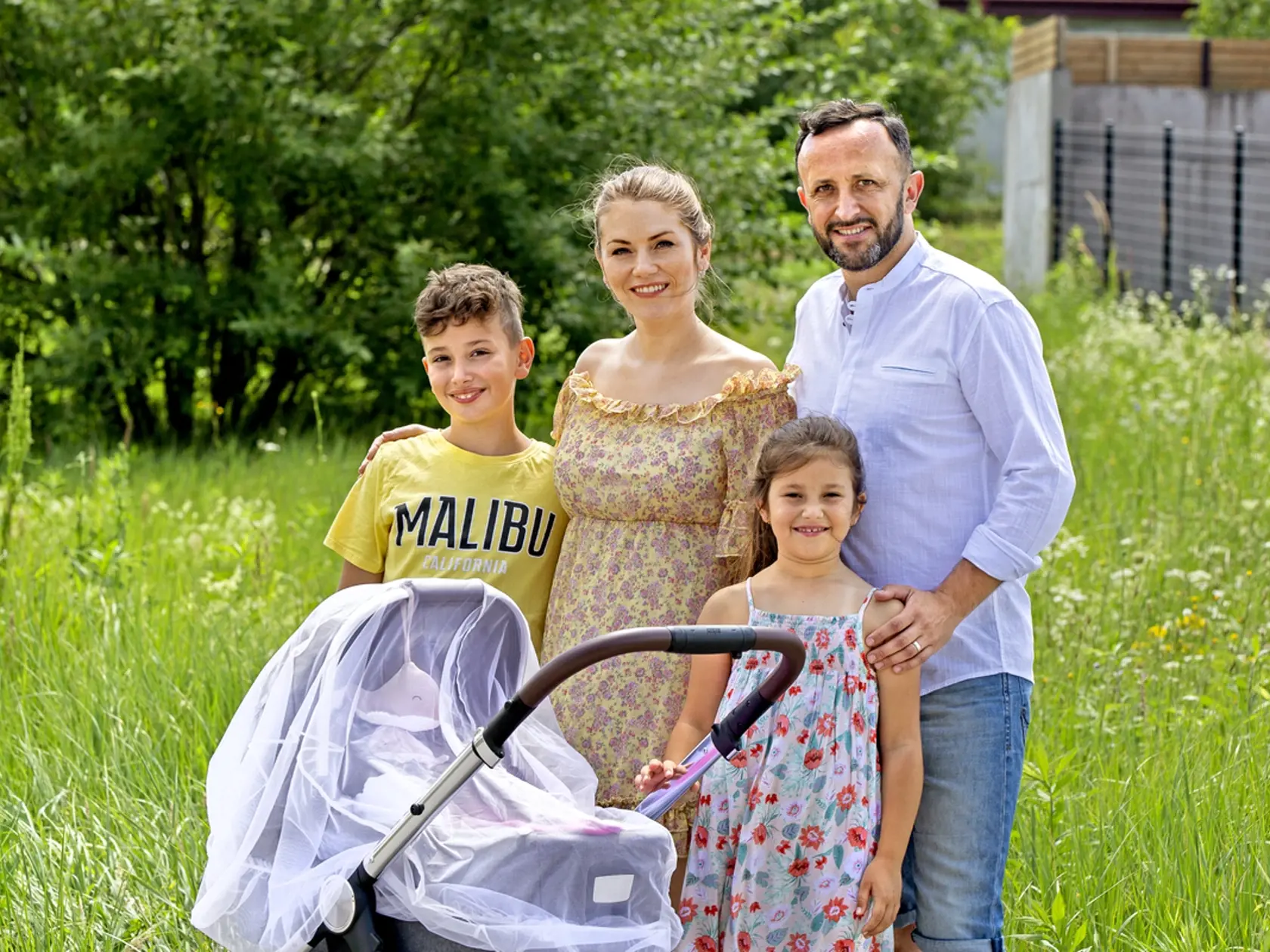 Ondrej Kandráč s rodinou