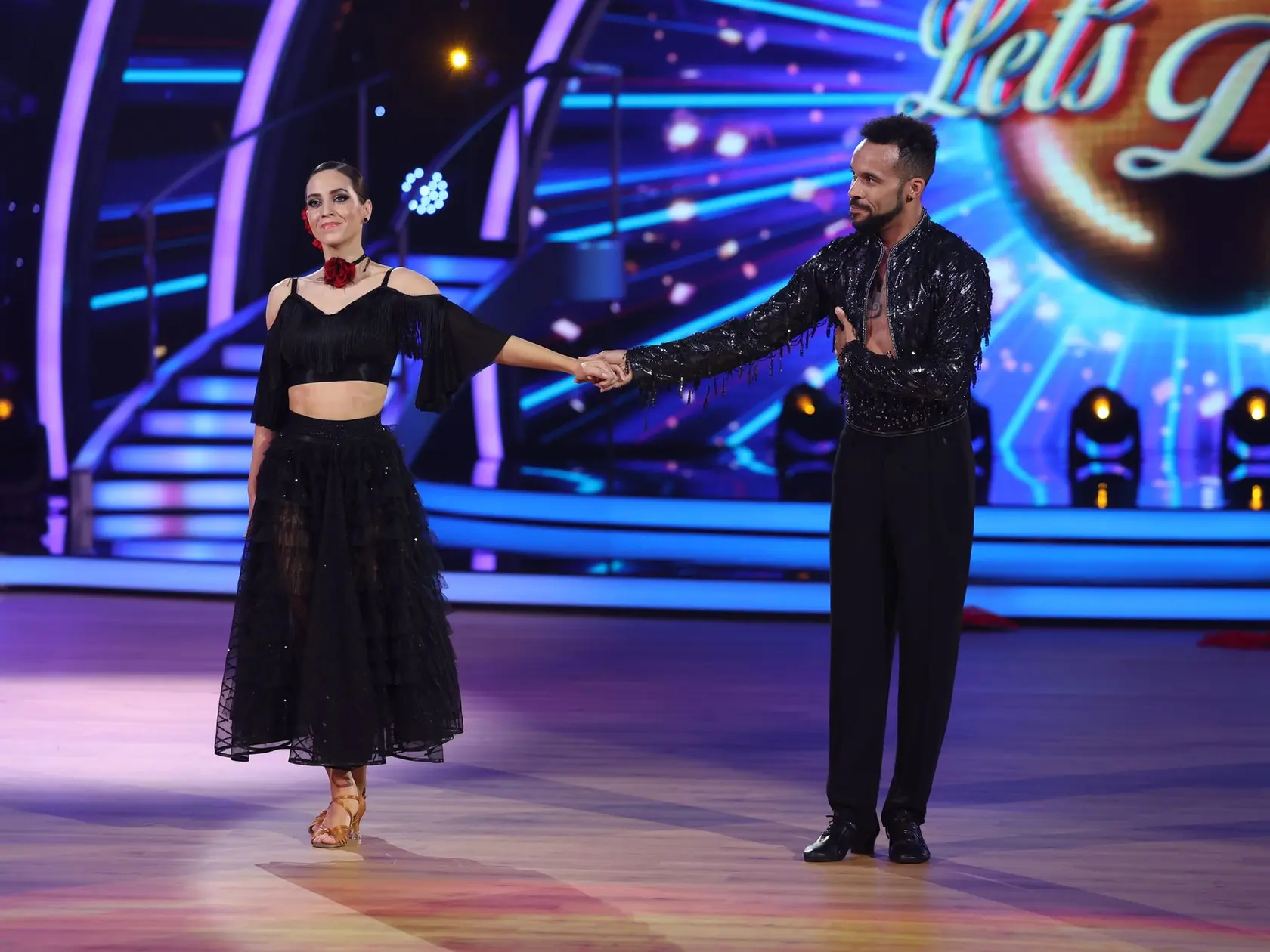 8. kolo Let's Dance. Na snímke Ráchel Šoltésová a Titus Ablorh.