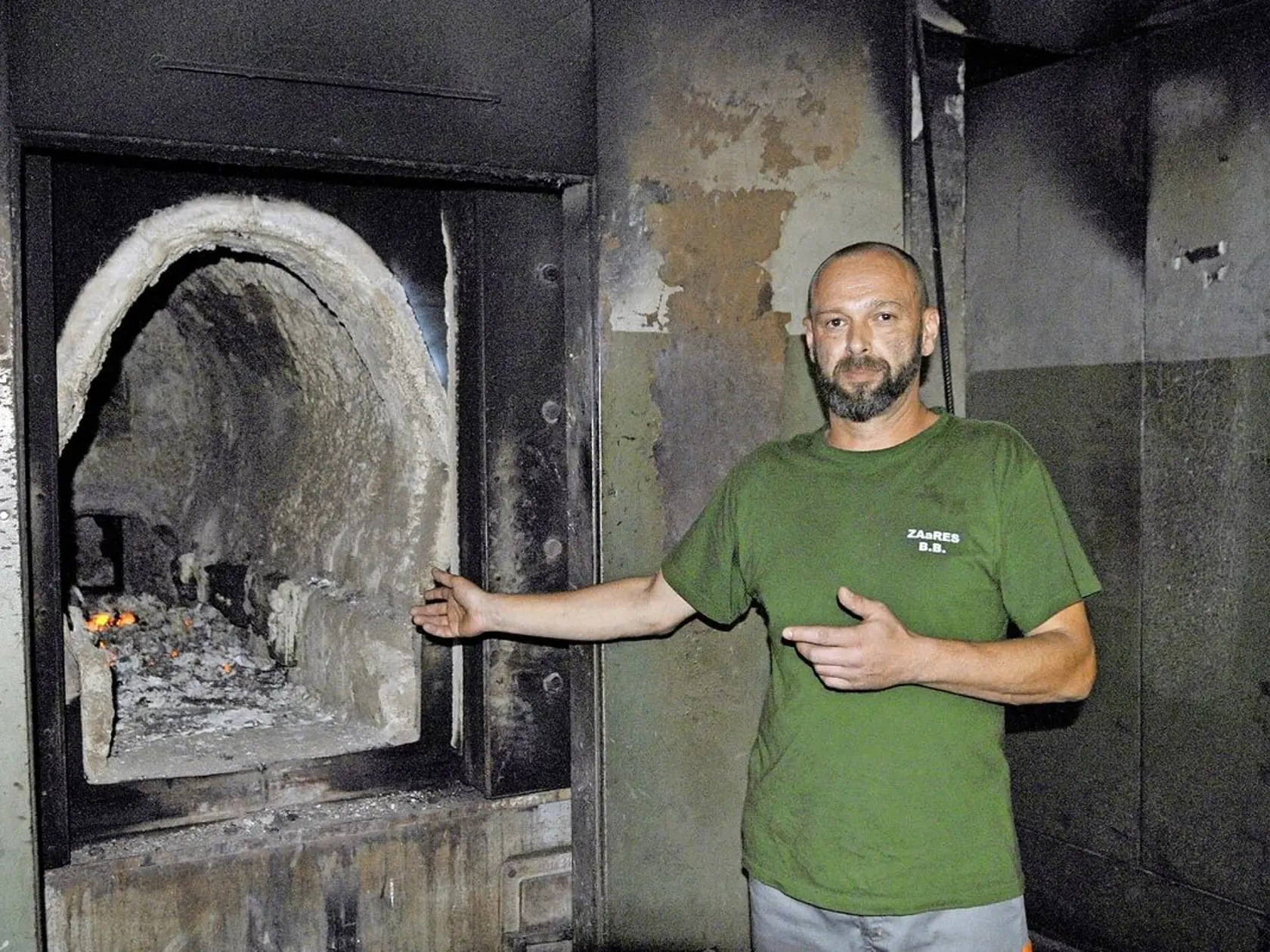 Ondrej Krchman obsluhuje pece, v ktorých sa ľudské telo premení na prach približne za hodinu a pol. V modernejších to ide rýchlejšie.