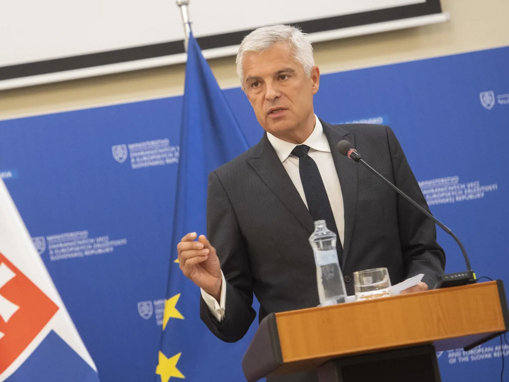 Na snímke minister zahraničných vecí a európskych záležitostí SR Ivan Korčok