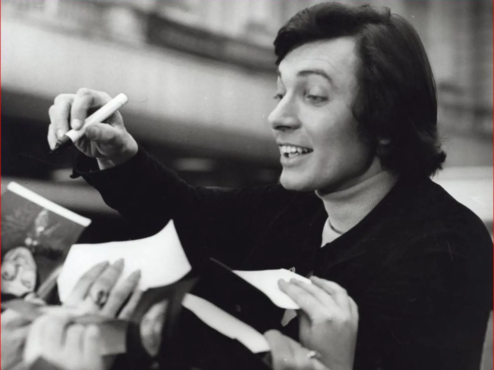 Karel Gott vo svojom najslávnejšom filme Hvězda padá vzhuru.