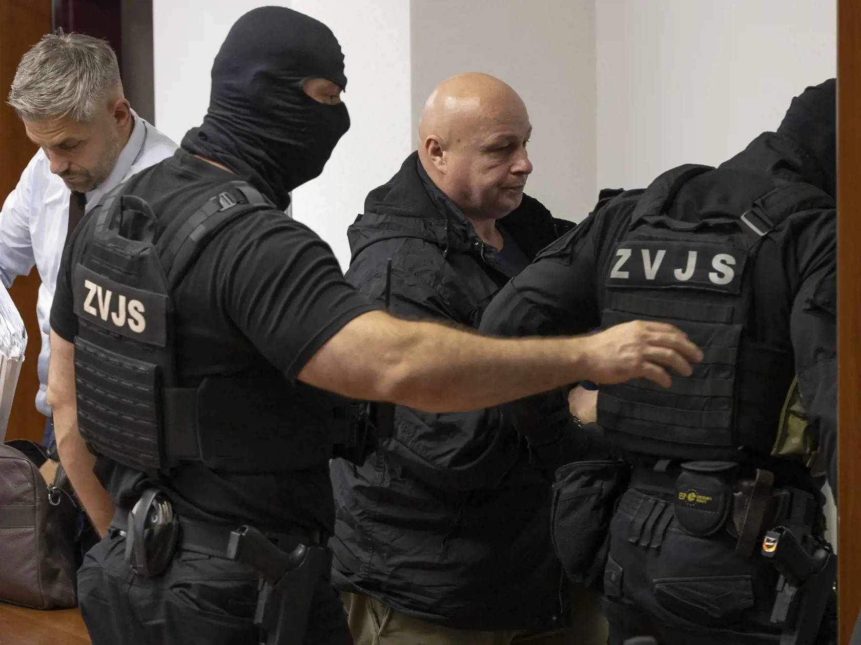 Súdne pojednávanie s Branislavom Kurtulikom na Špecializovanom trestnom súde v Pezinku.