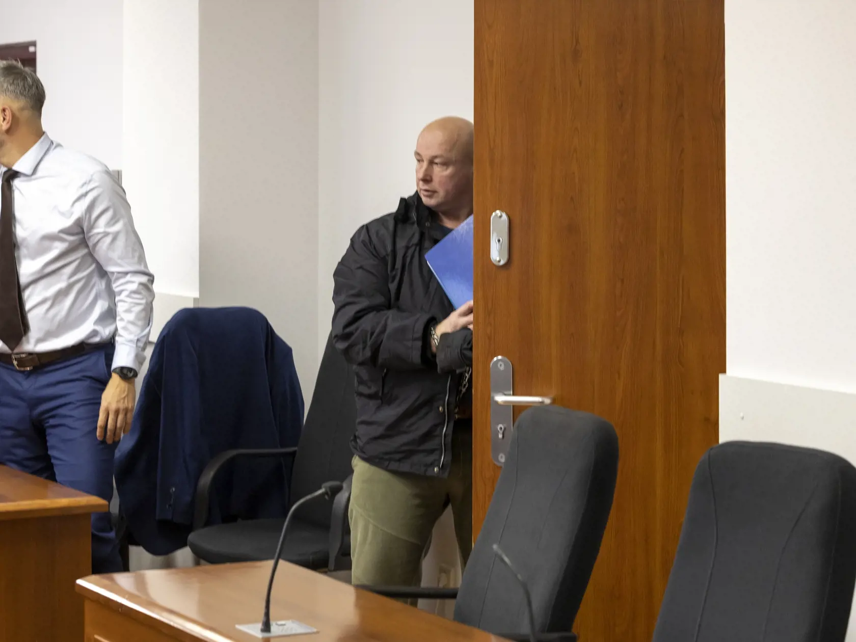 Súdne pojednávanie s Branislavom Kurtulikom na Špecializovanom trestnom súde v Pezinku.