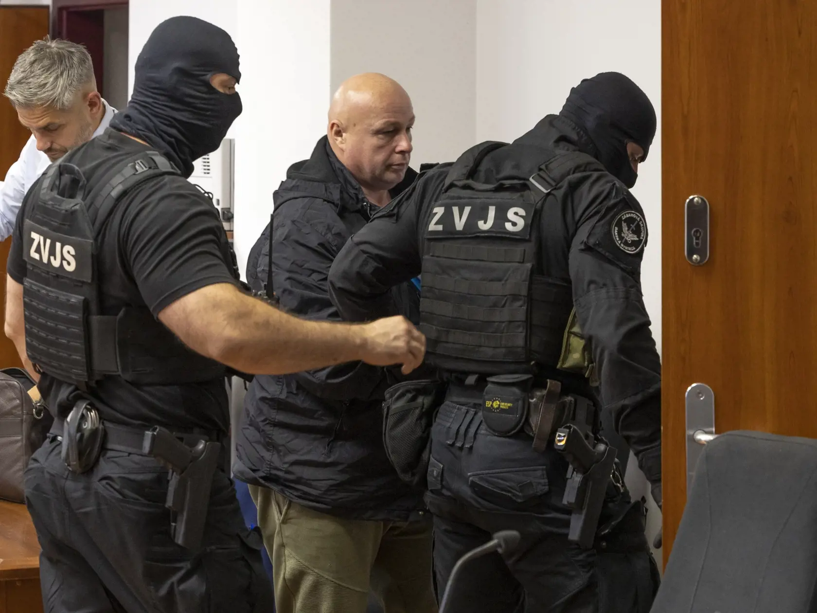 Súdne pojednávanie s Branislavom Kurtulikom na Špecializovanom trestnom súde v Pezinku.
