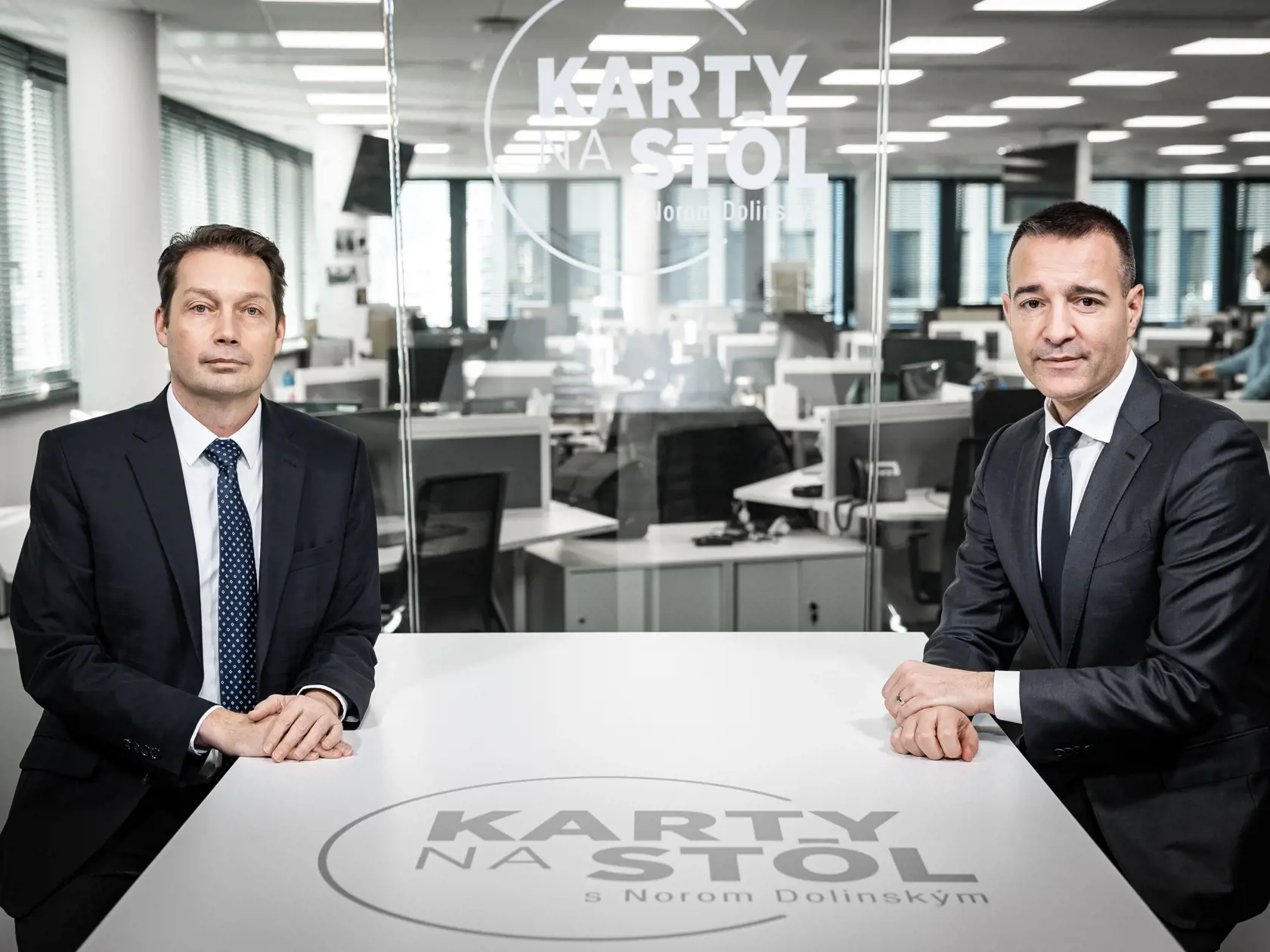 Diskusná relácia "Karty na stôl", ktorej hosťom bol Tomáš Drucker.