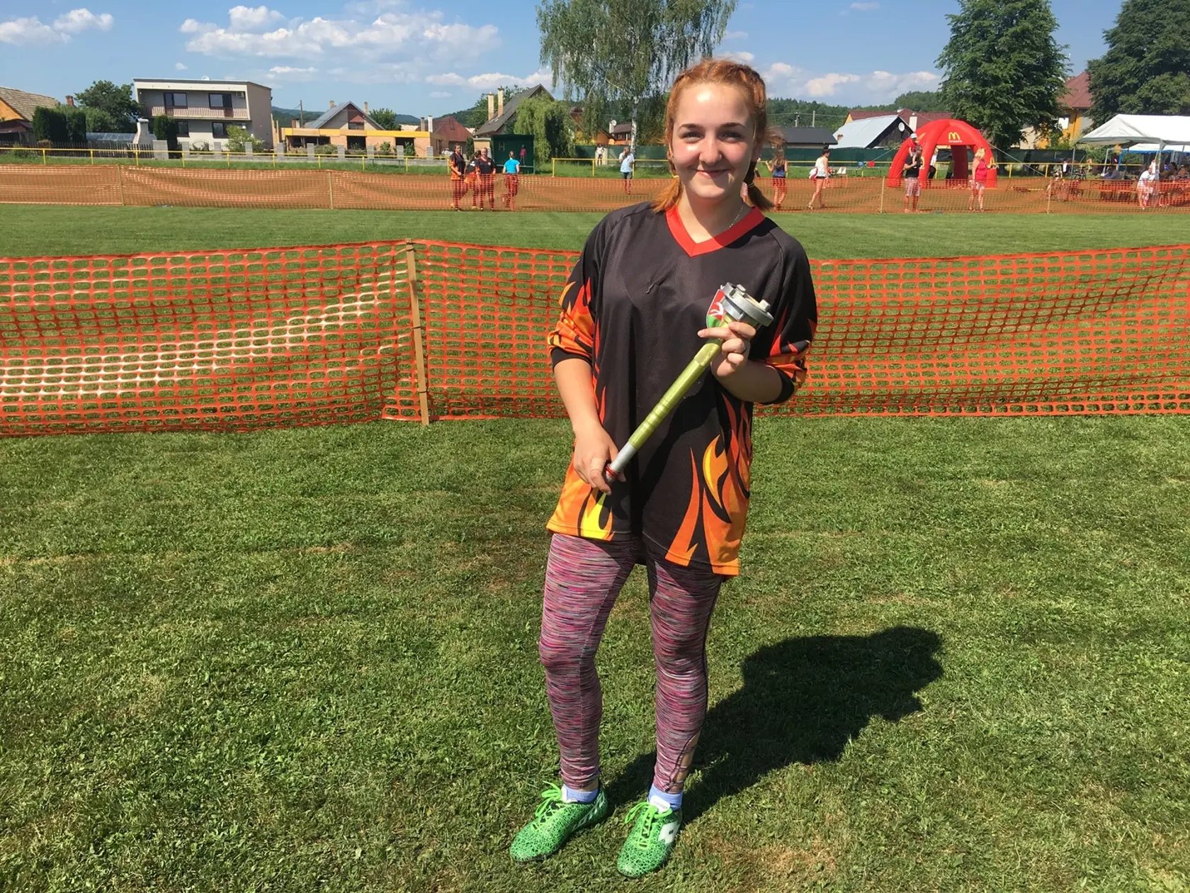 Kristína Kálayová (15), DHZ Vlkanová. Strojníčka ako vyšitá.