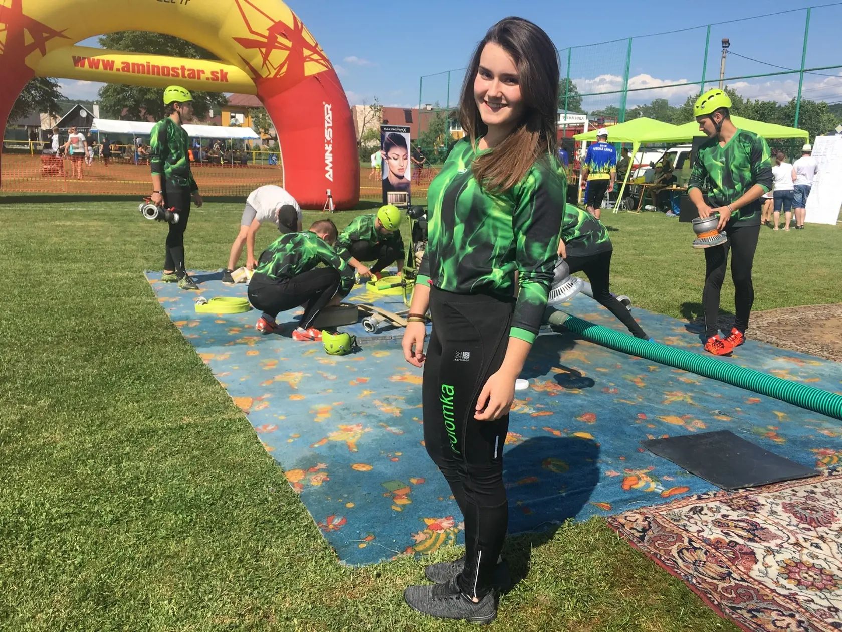 Sára Tomčíková (14), DHZ Polomka. Pravý prúd je jej doména.