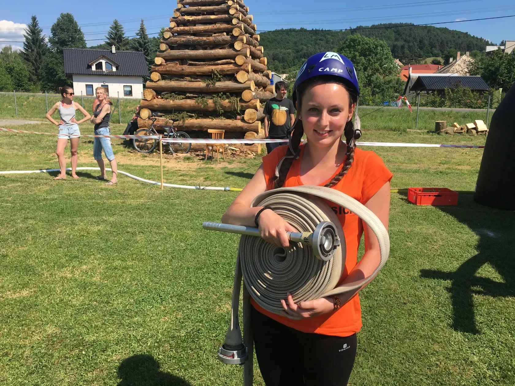 Magdaléna Potančoková (23), DHZ Strelníky. Najlepšie sa cíti, keď robí pravý prúd.