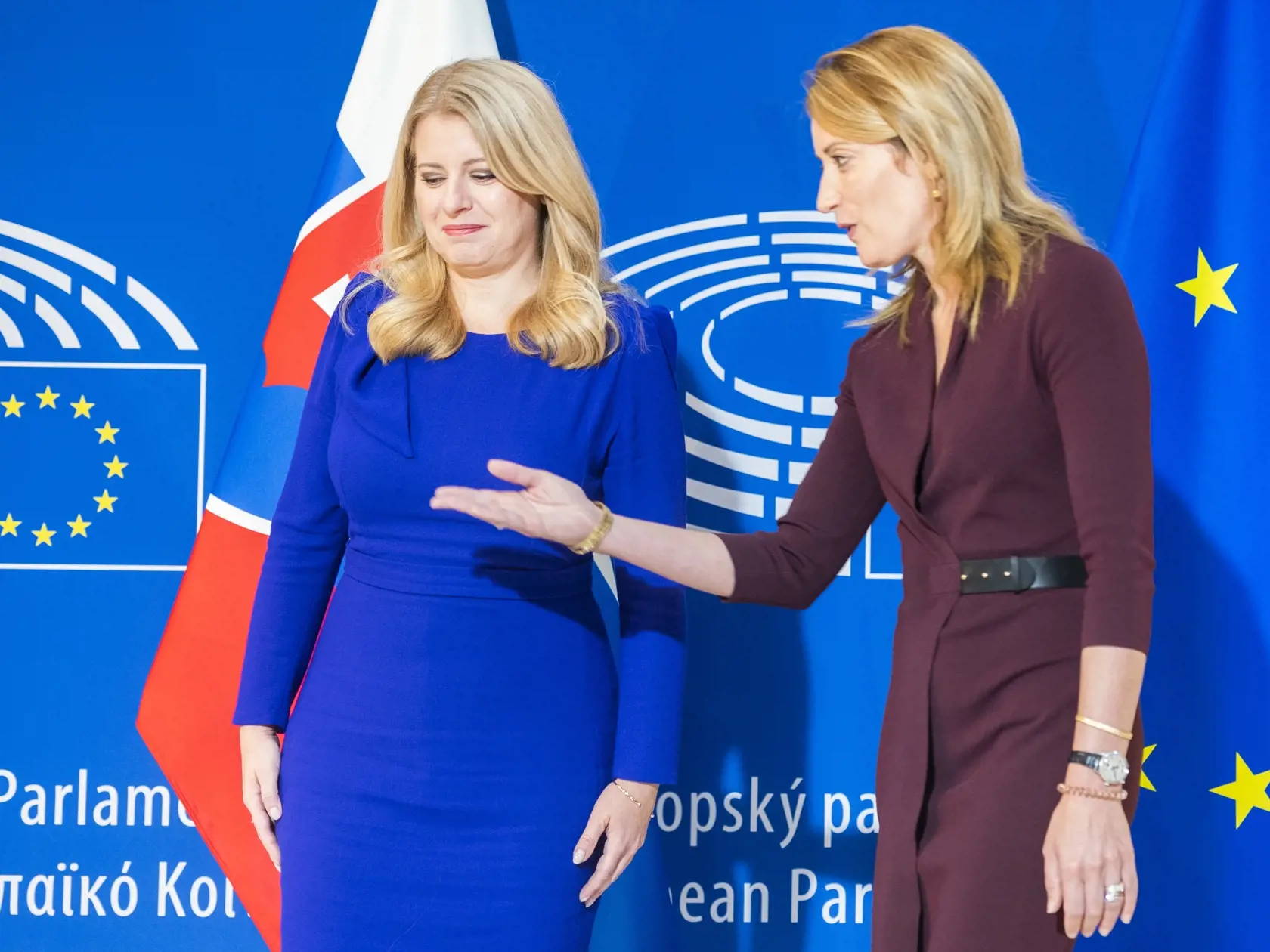 Prezidentka SR Zuzana Čaputová počas návštevy Európskeho parlamentu v Štrasburgu