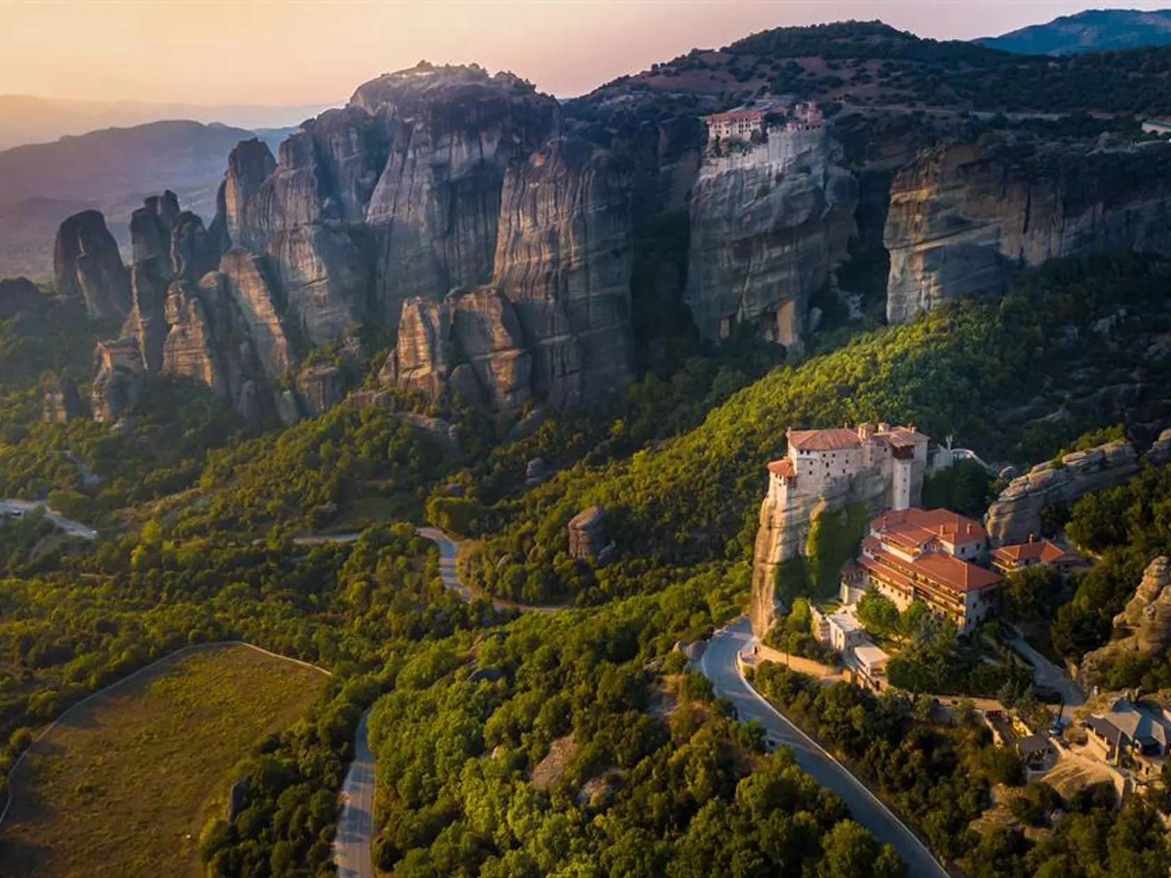 Meteora, Grécko.