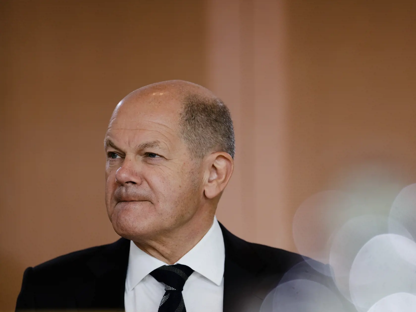 Nemecký kancelár Olaf Scholz na zasadnutí vládneho kabinetu 12. októbra 2022 v Berlíne.