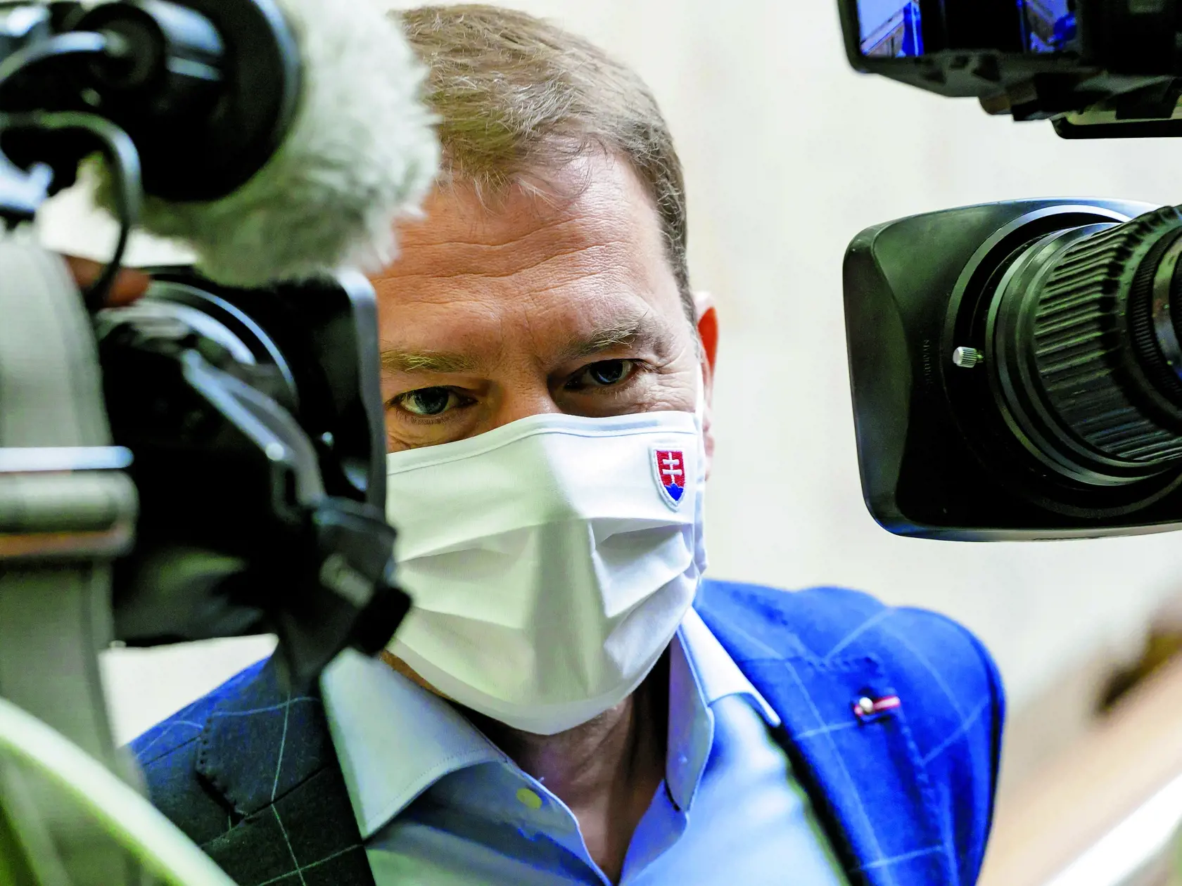 Demonštranti žiadali odstúpenie Igora Matoviča z postu premiéra.