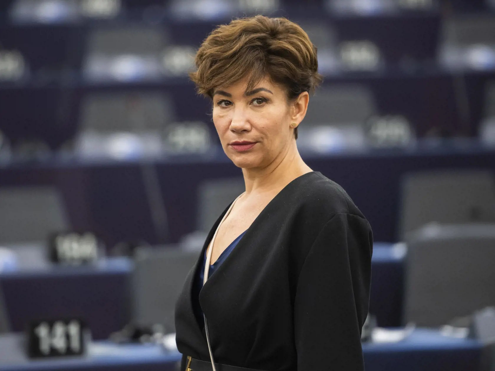 Na snímke europoslankyňa Lucia Ďuriš Nicholsonová počas vystúpenia prezidentky SR Zuzany Čaputovej pred poslancami Európskeho parlamentu v Štrasburgu v stredu 19. októbra 2022.