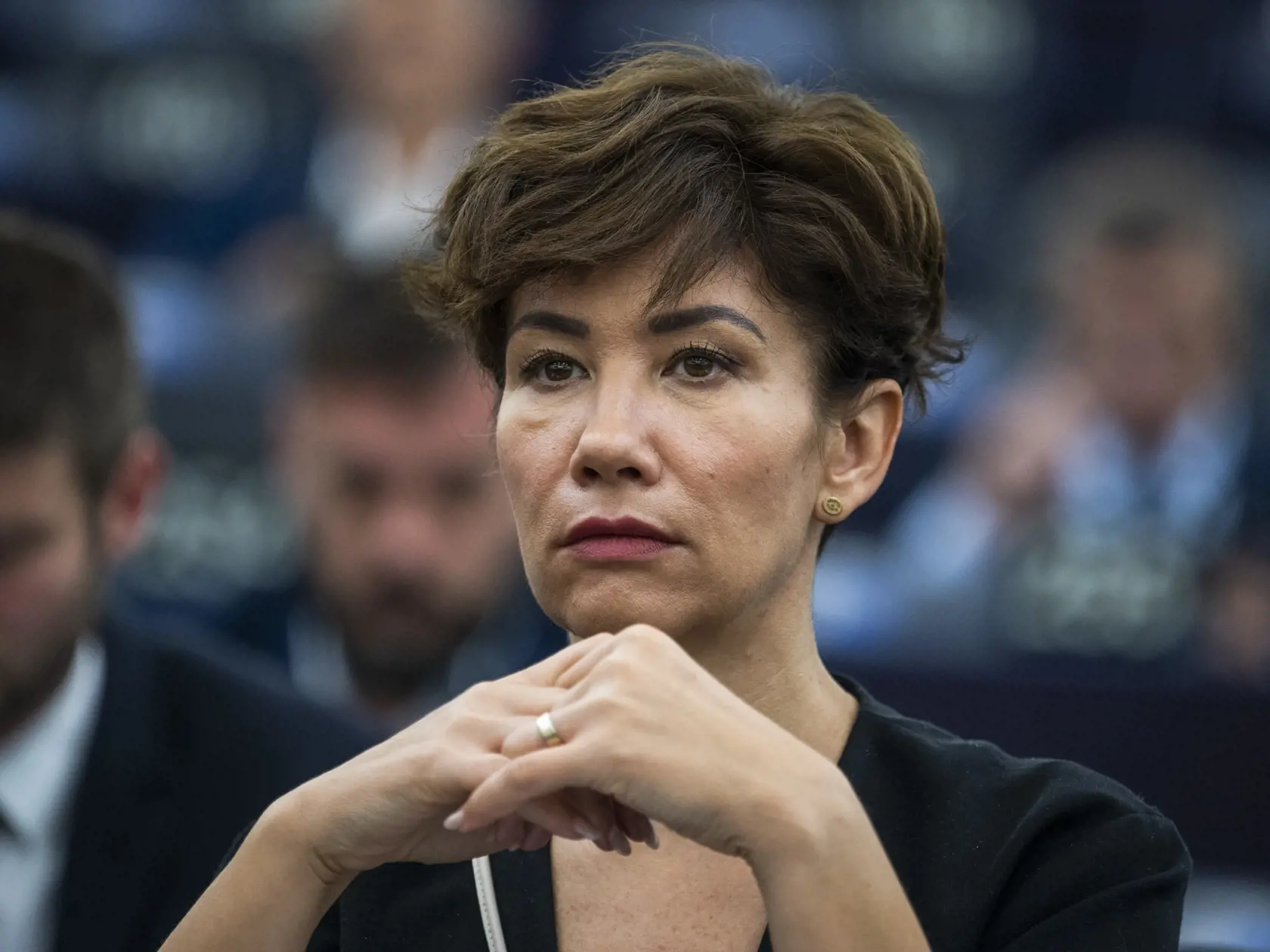 Na snímke europoslankyňa Lucia Ďuriš Nicholsonová počas vystúpenia prezidentky SR Zuzany Čaputovej pred poslancami Európskeho parlamentu v Štrasburgu v stredu 19. októbra 2022.