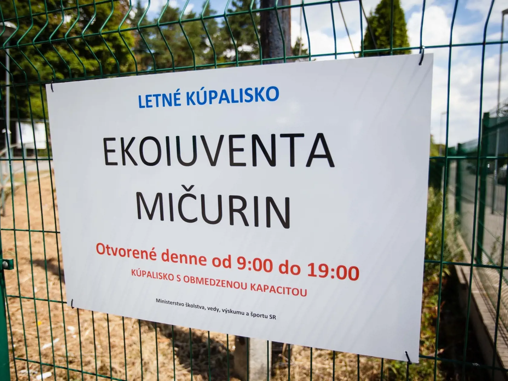 V bývalom areáli Ekoiuventy dnes po prestávke otvorili kúpalisko Mičurin.
