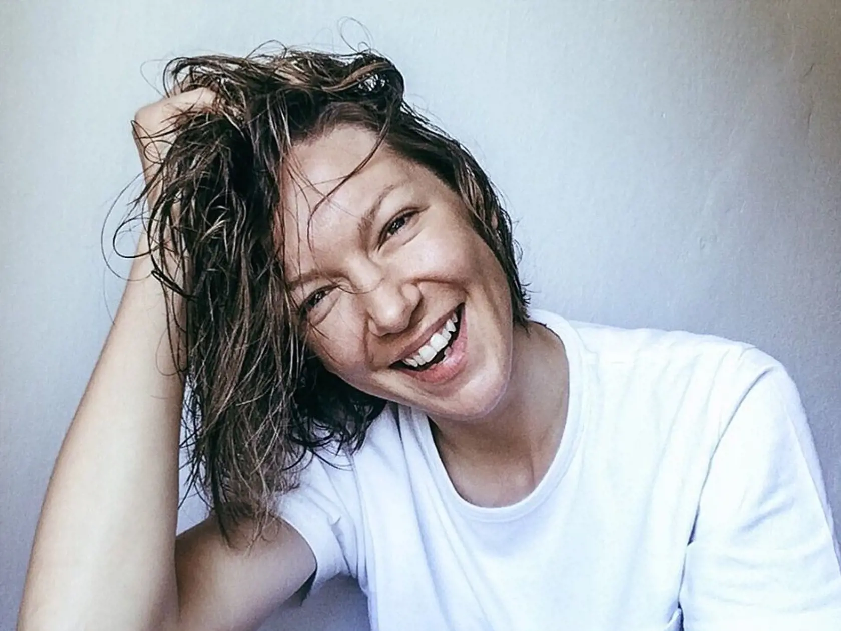 Zuzkina druhá tvár, bez mejkapu... jednoducho šťastná.